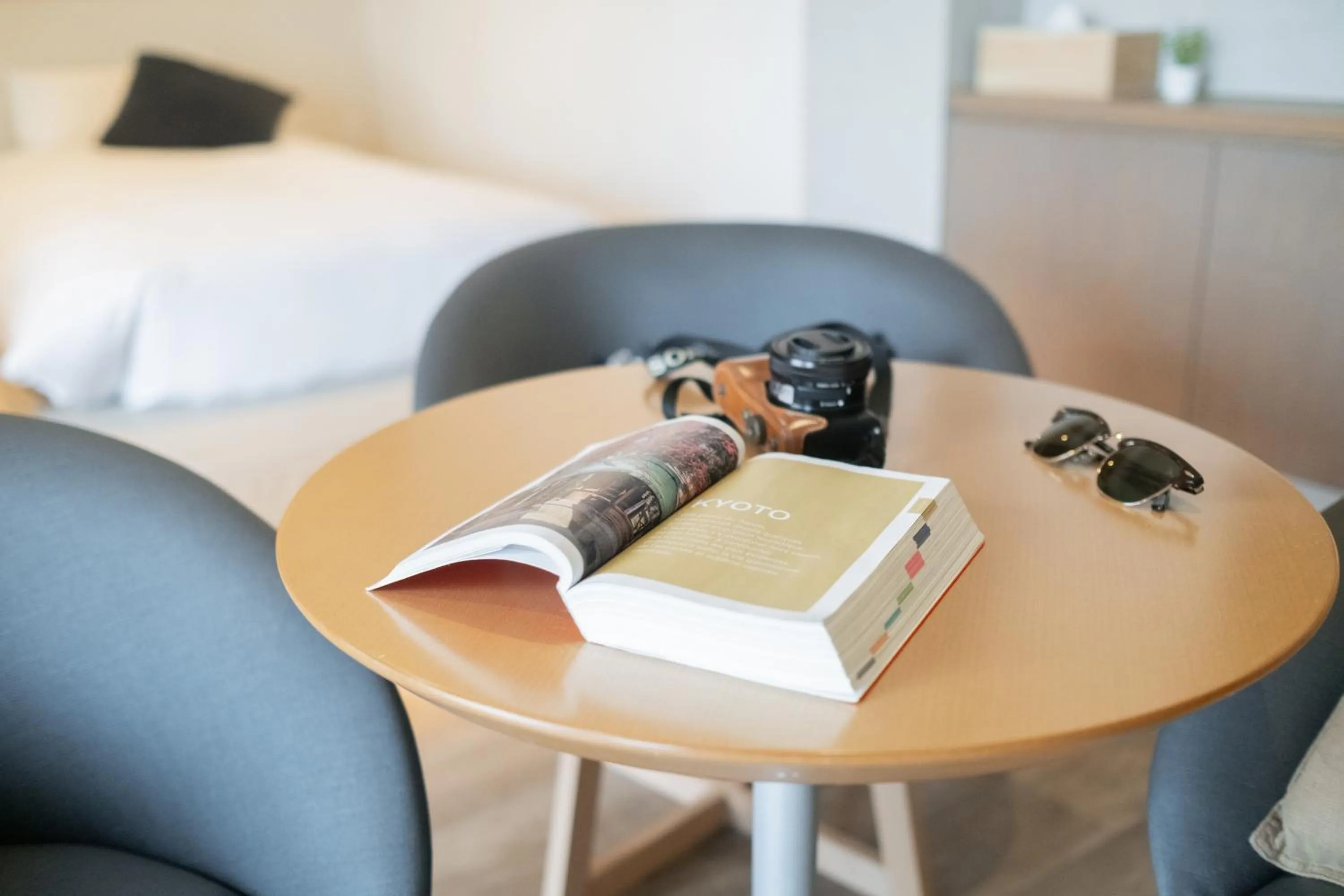 Seating area in WAYFARER Kyoto Shijo