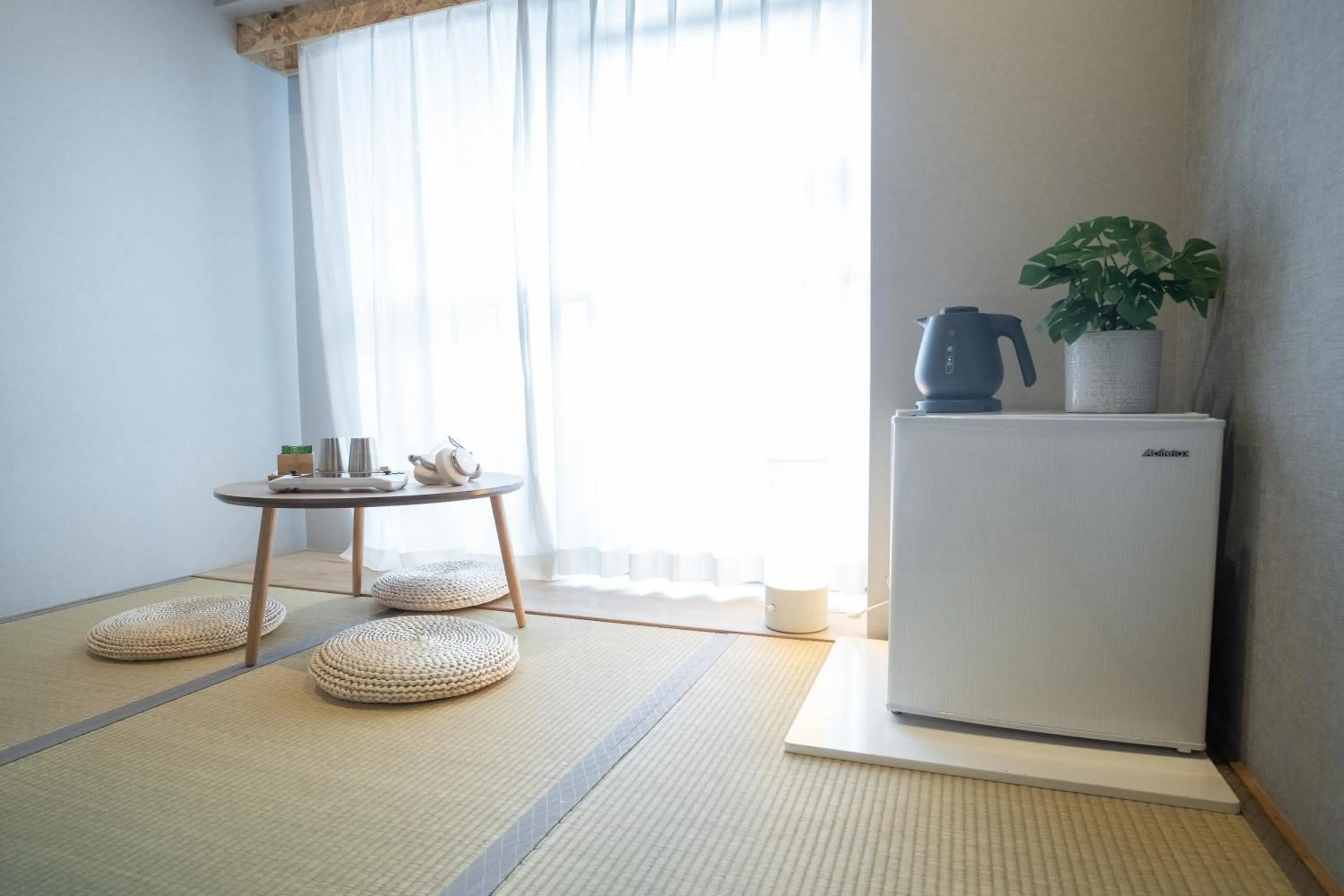 Seating area in WAYFARER Kyoto Shijo