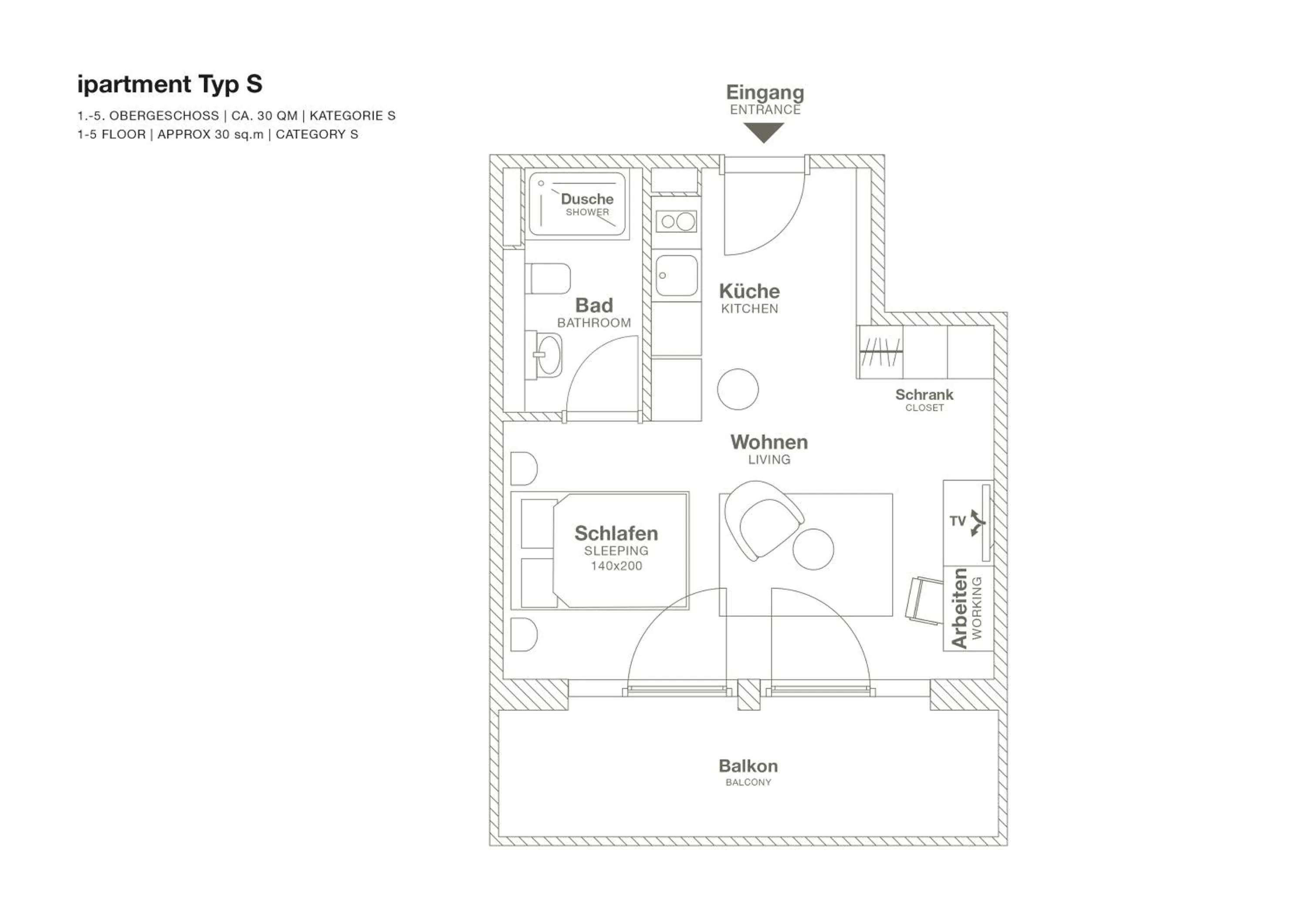 Floor plan in ipartment Böblingen Sindelfingen