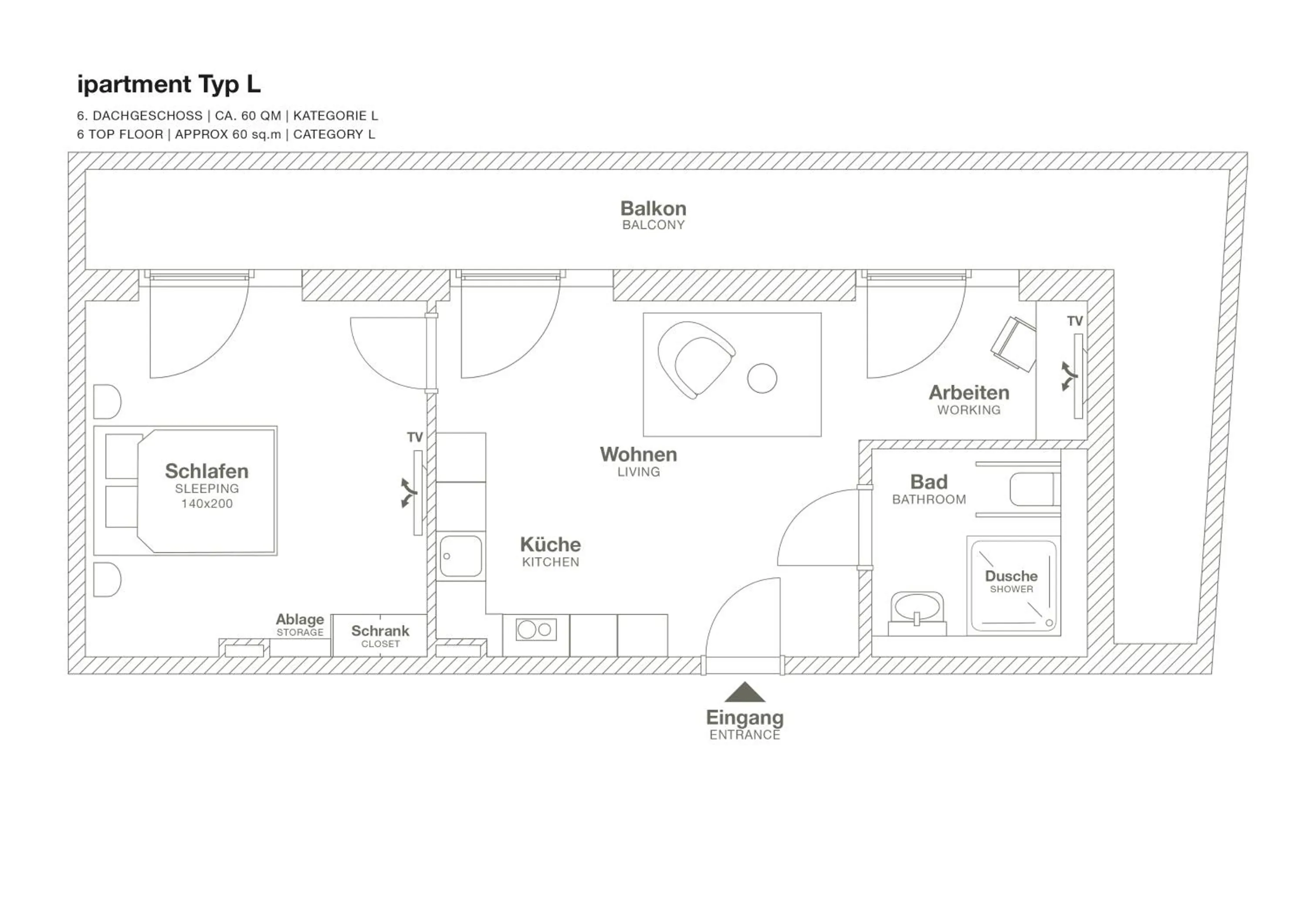 Floor plan in ipartment Böblingen Sindelfingen