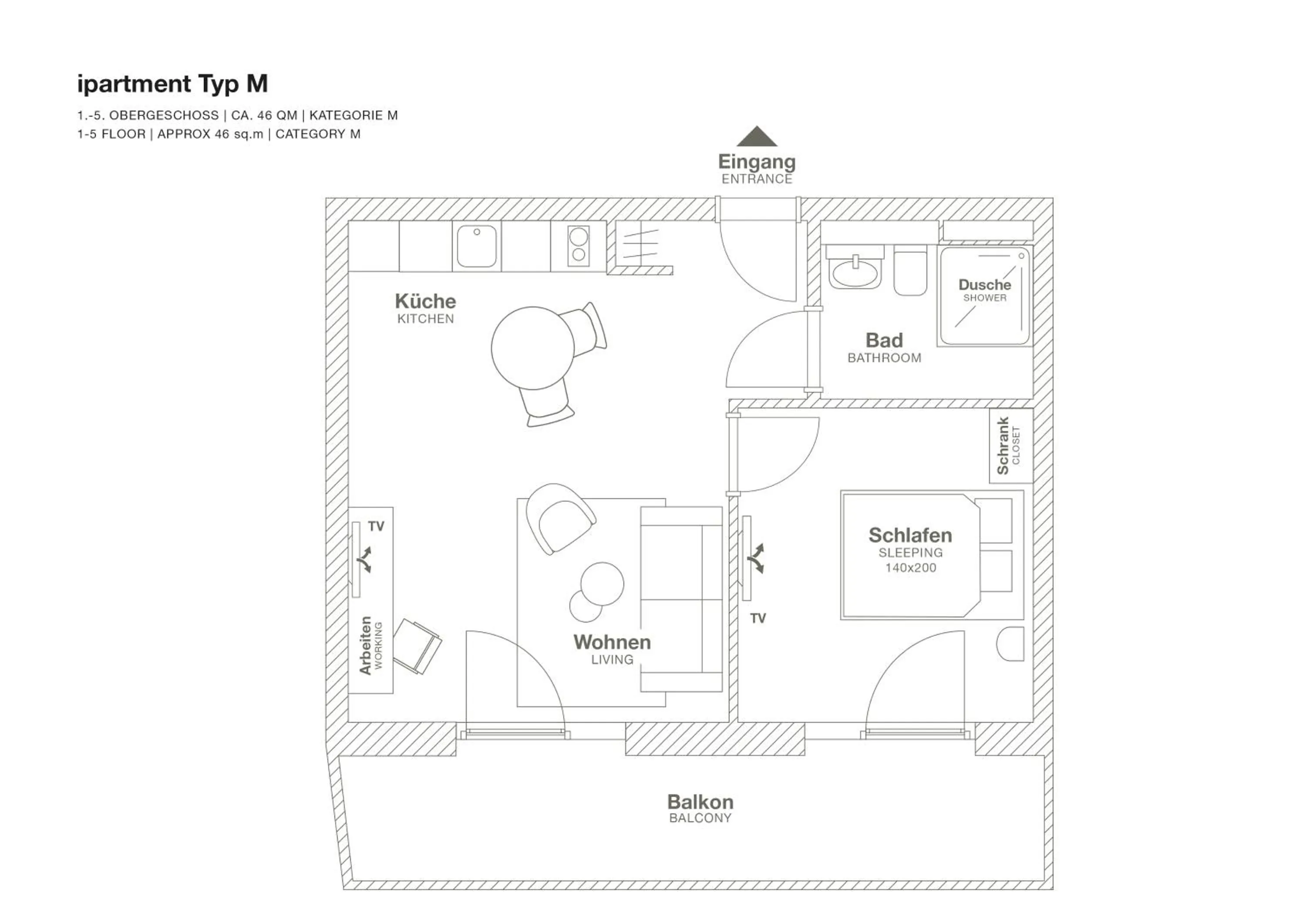 Floor plan in ipartment Böblingen Sindelfingen