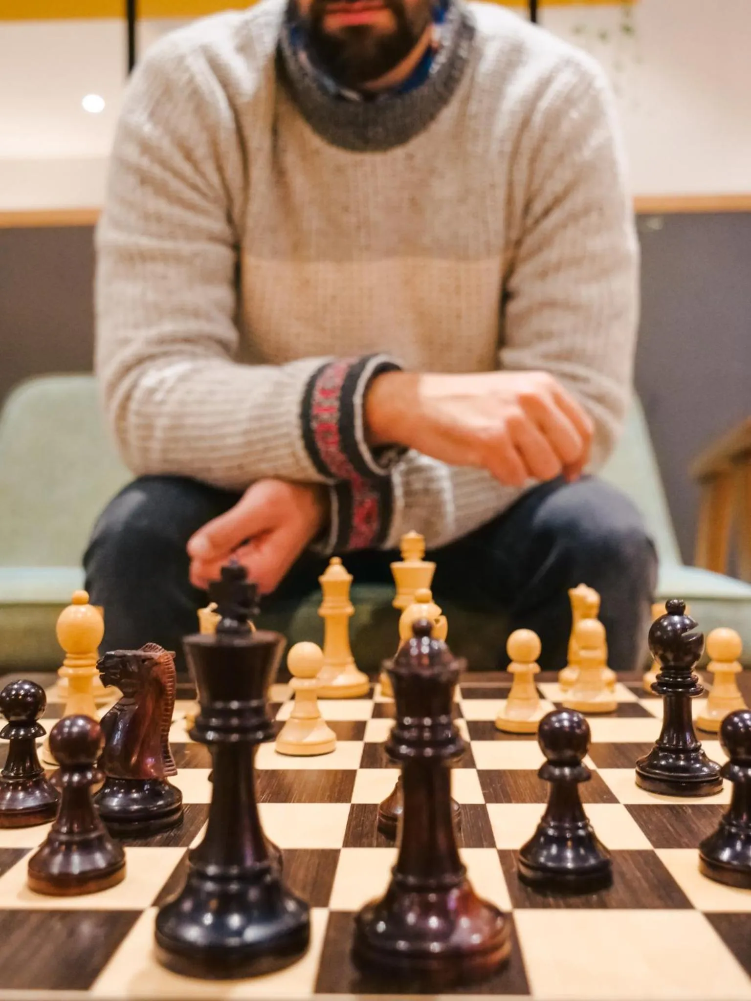 People in Plan B Hotel - Living Chamonix