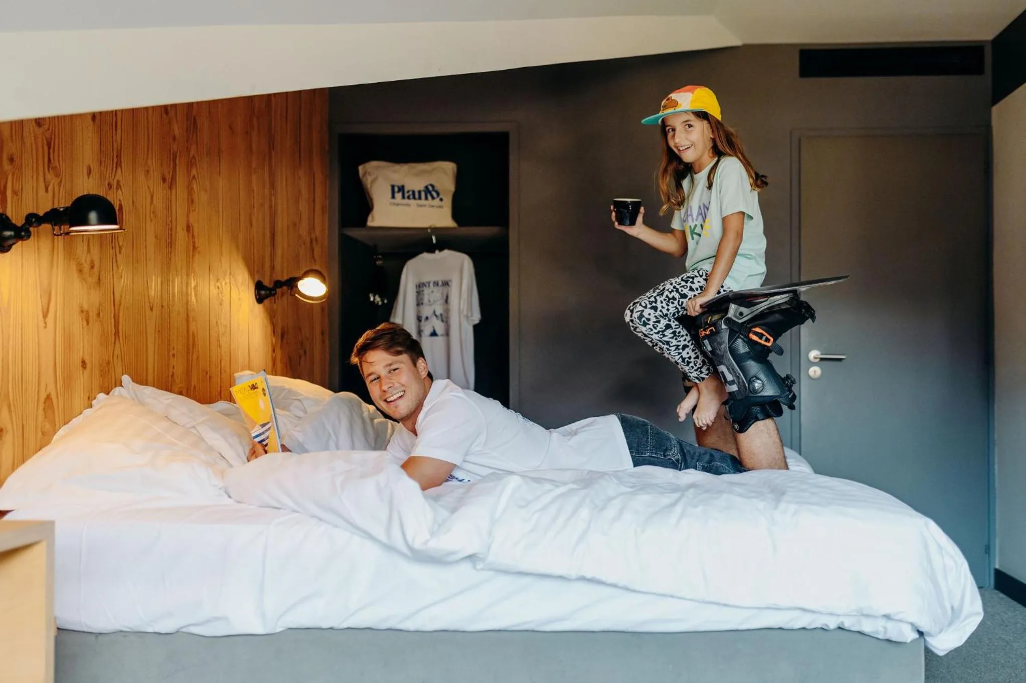 Bedroom, Bed in Plan B Hotel - Living Chamonix