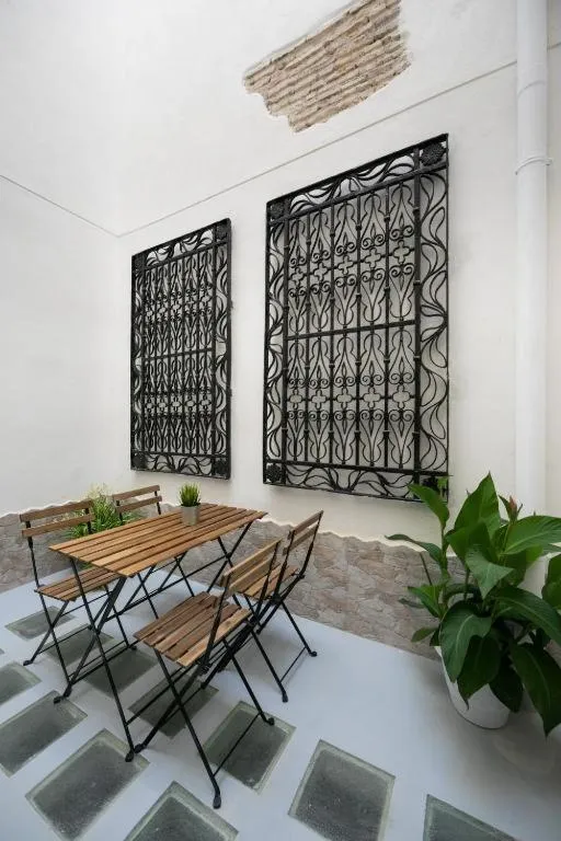 Balcony/Terrace in Planeta Cadiz Hostel