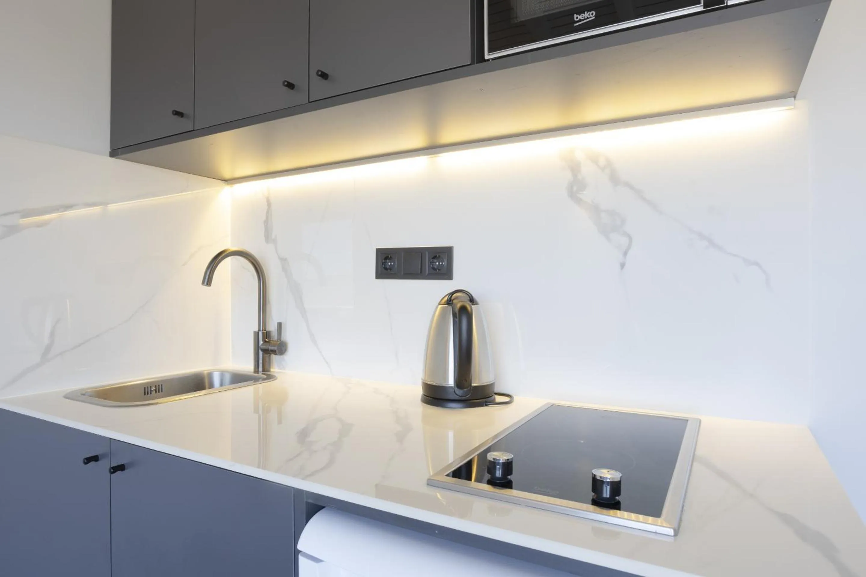 Bedroom in AEGEAN Apartments - Marina & Chios Island View