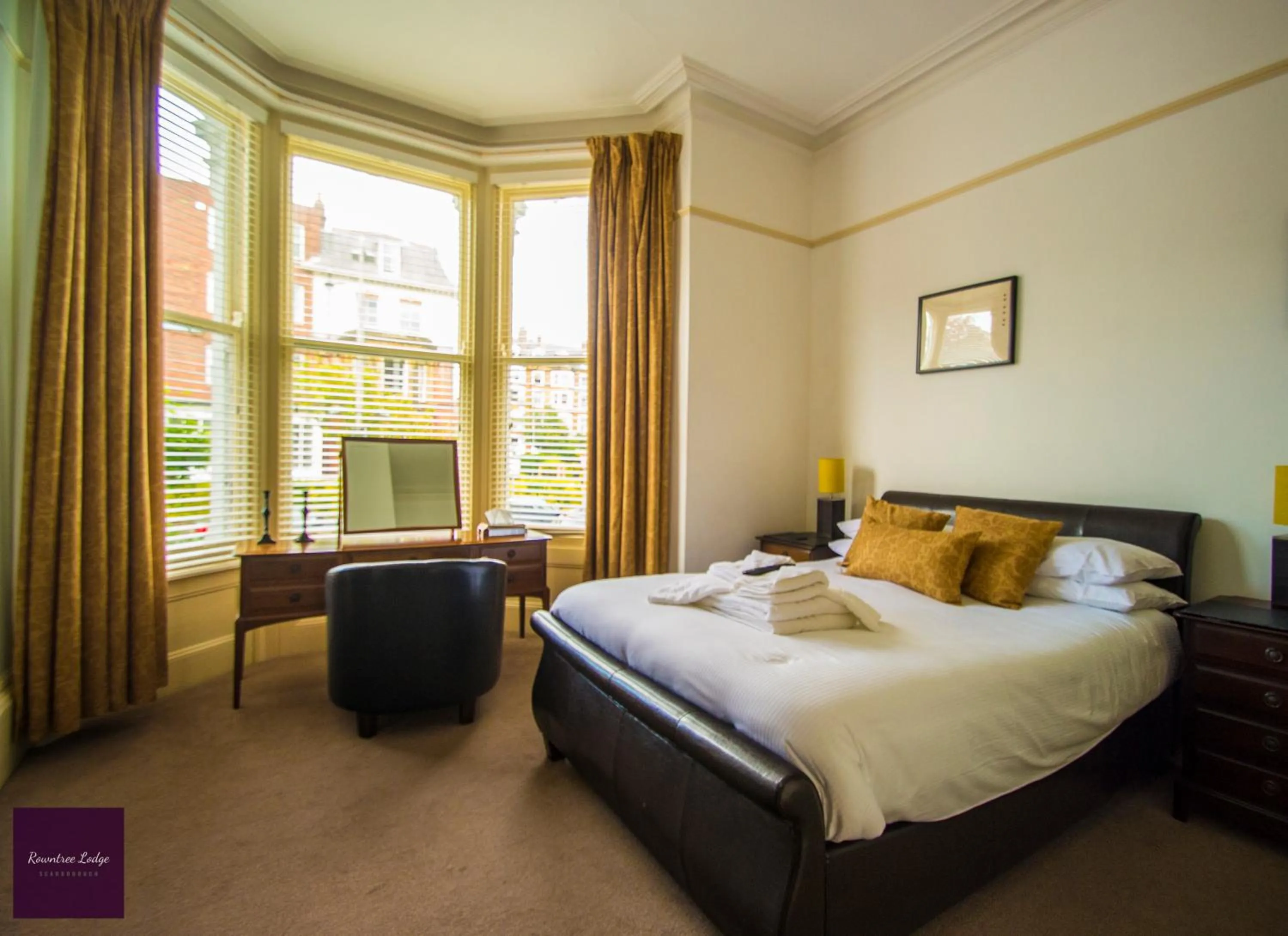 Bed in Rowntree Lodge