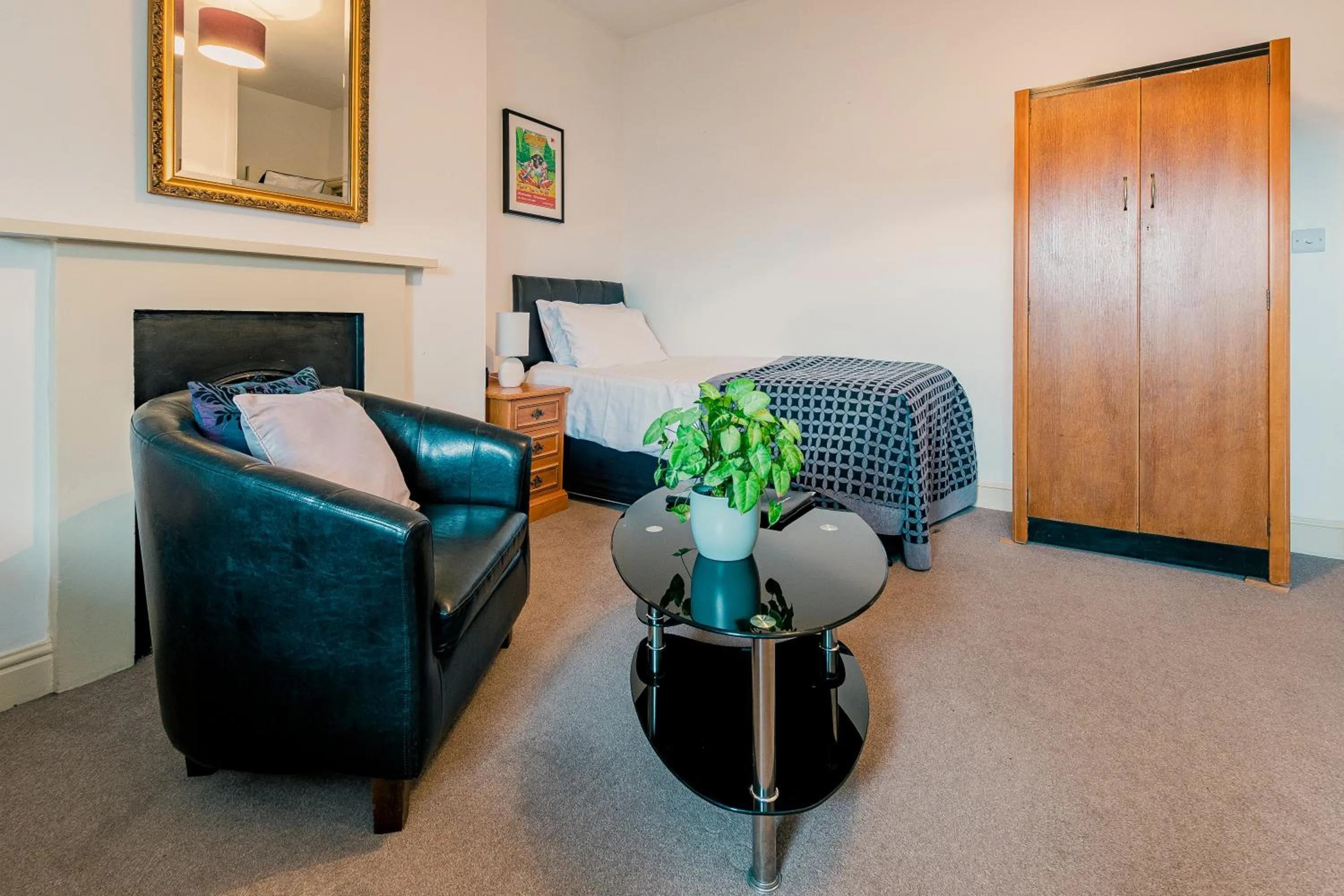 Seating area in Rowntree Lodge