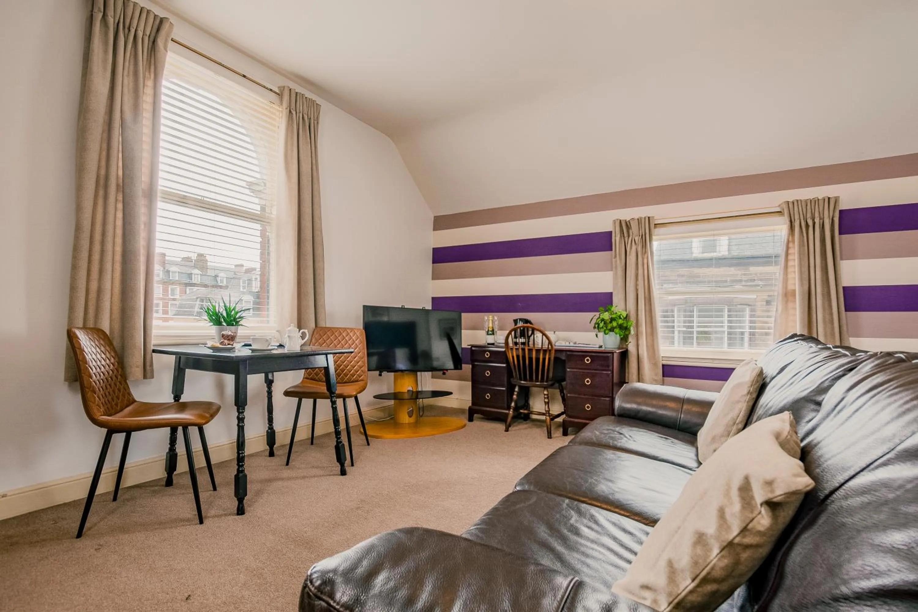 Seating area in Rowntree Lodge