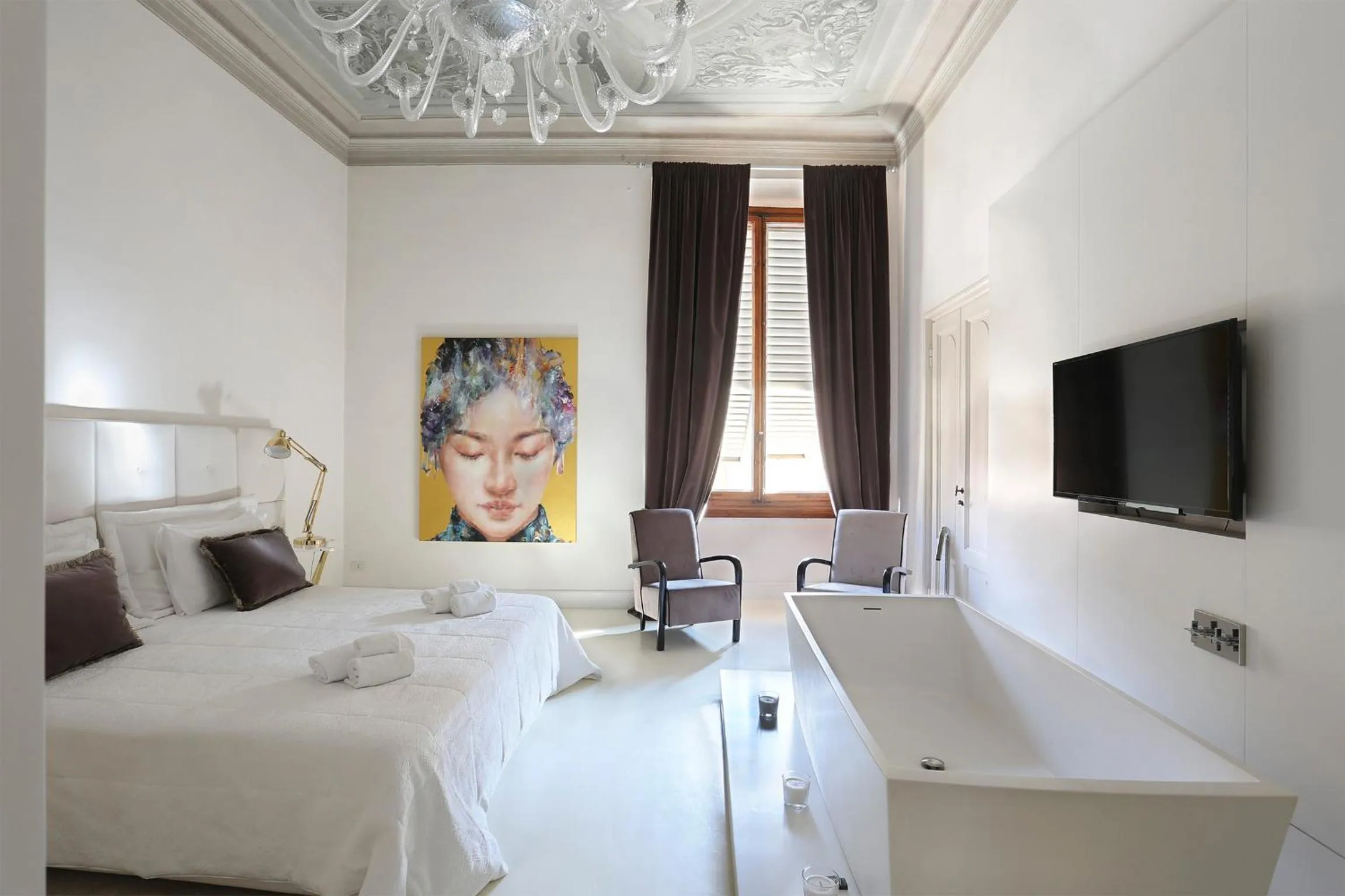 Bedroom in LUXURY suite with amazing Terrace in Florence-hosted by Sweetstay