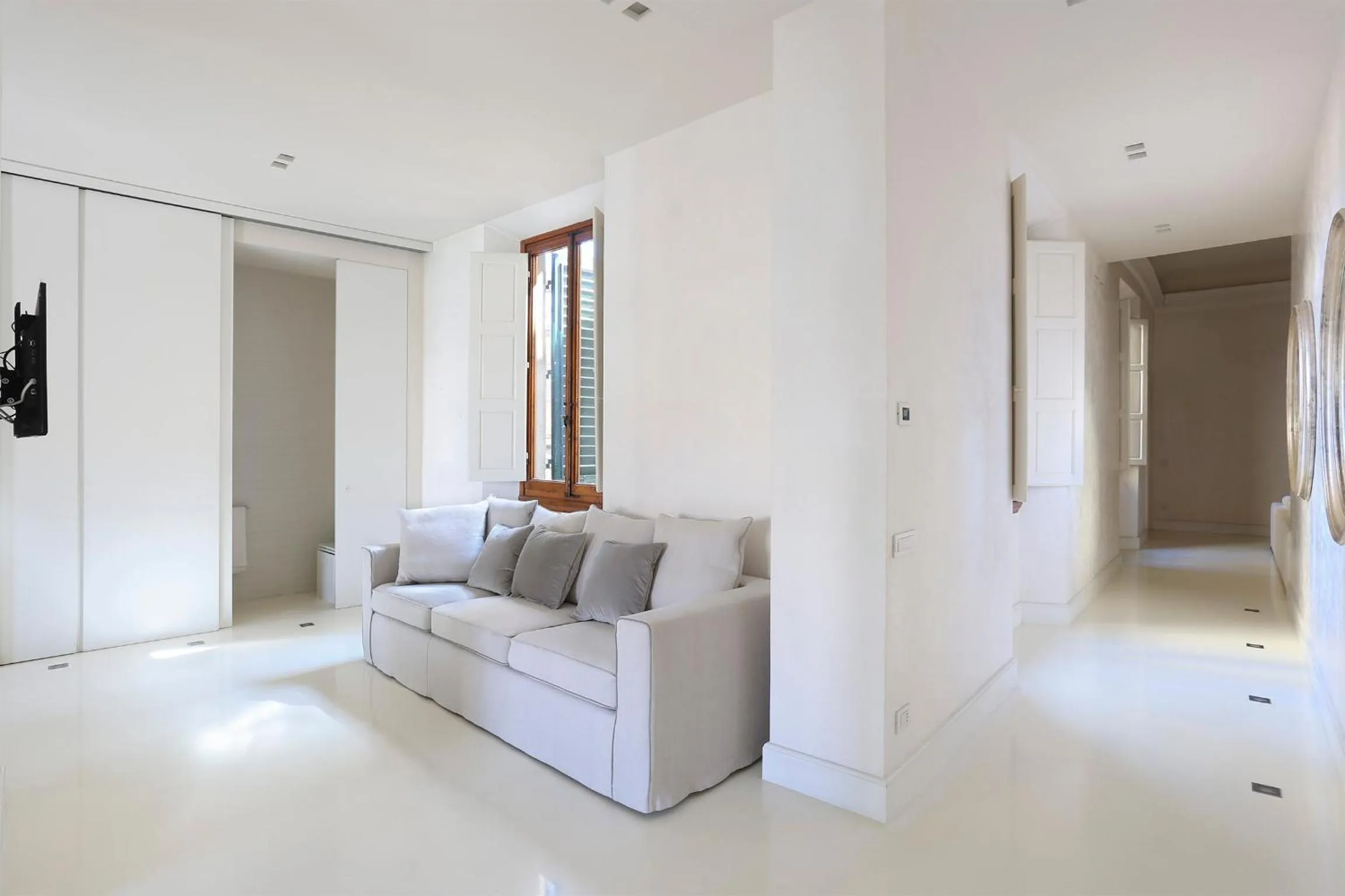 Living room in LUXURY suite with amazing Terrace in Florence-hosted by Sweetstay