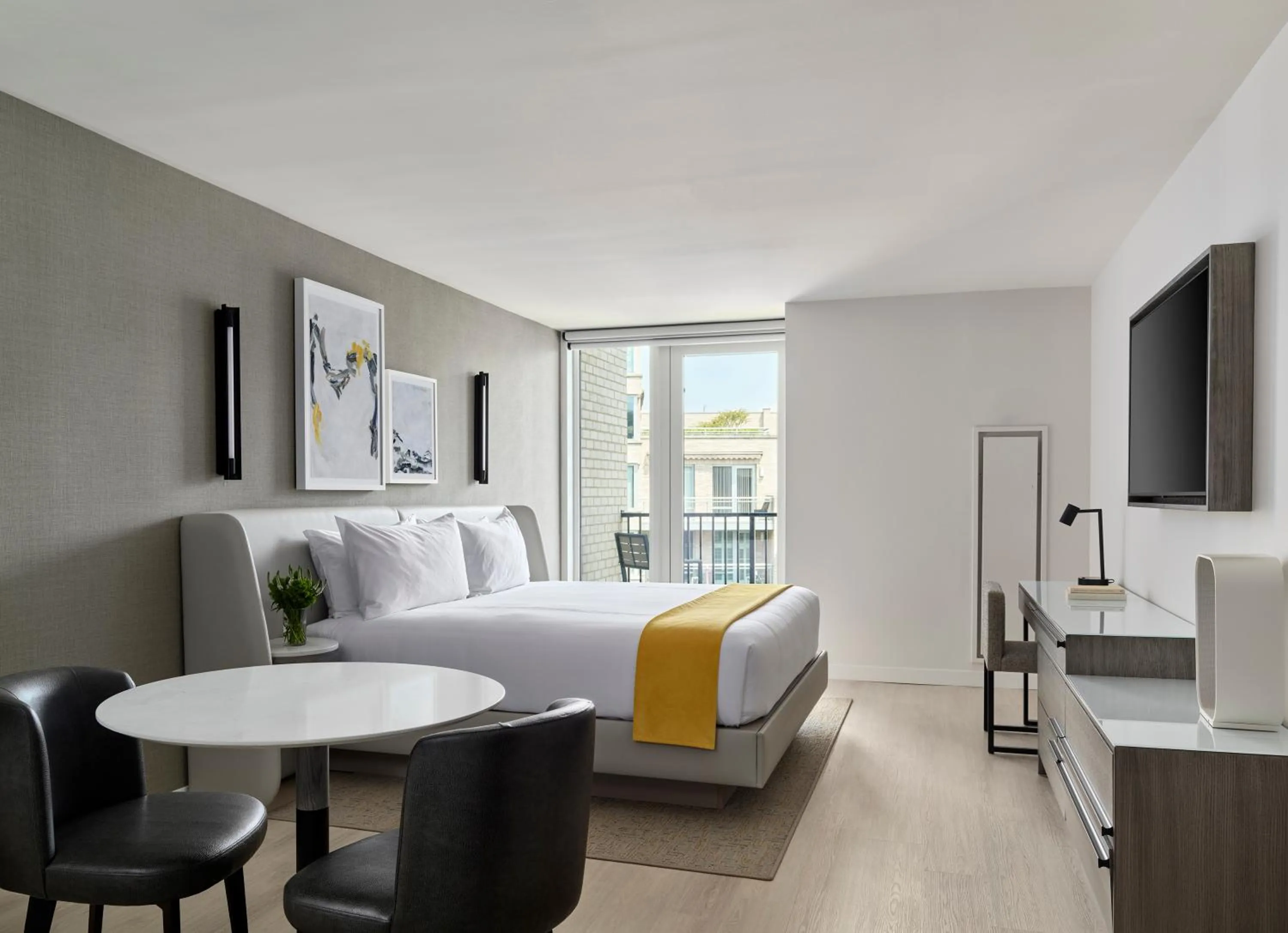 Bed in Hotel AKA Washington Circle