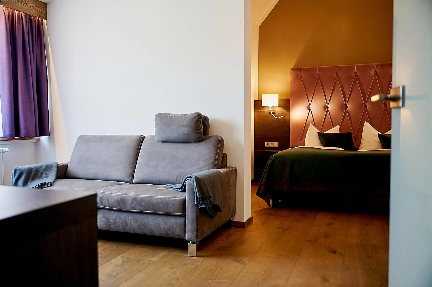 Seating area, Bed in Gut am See