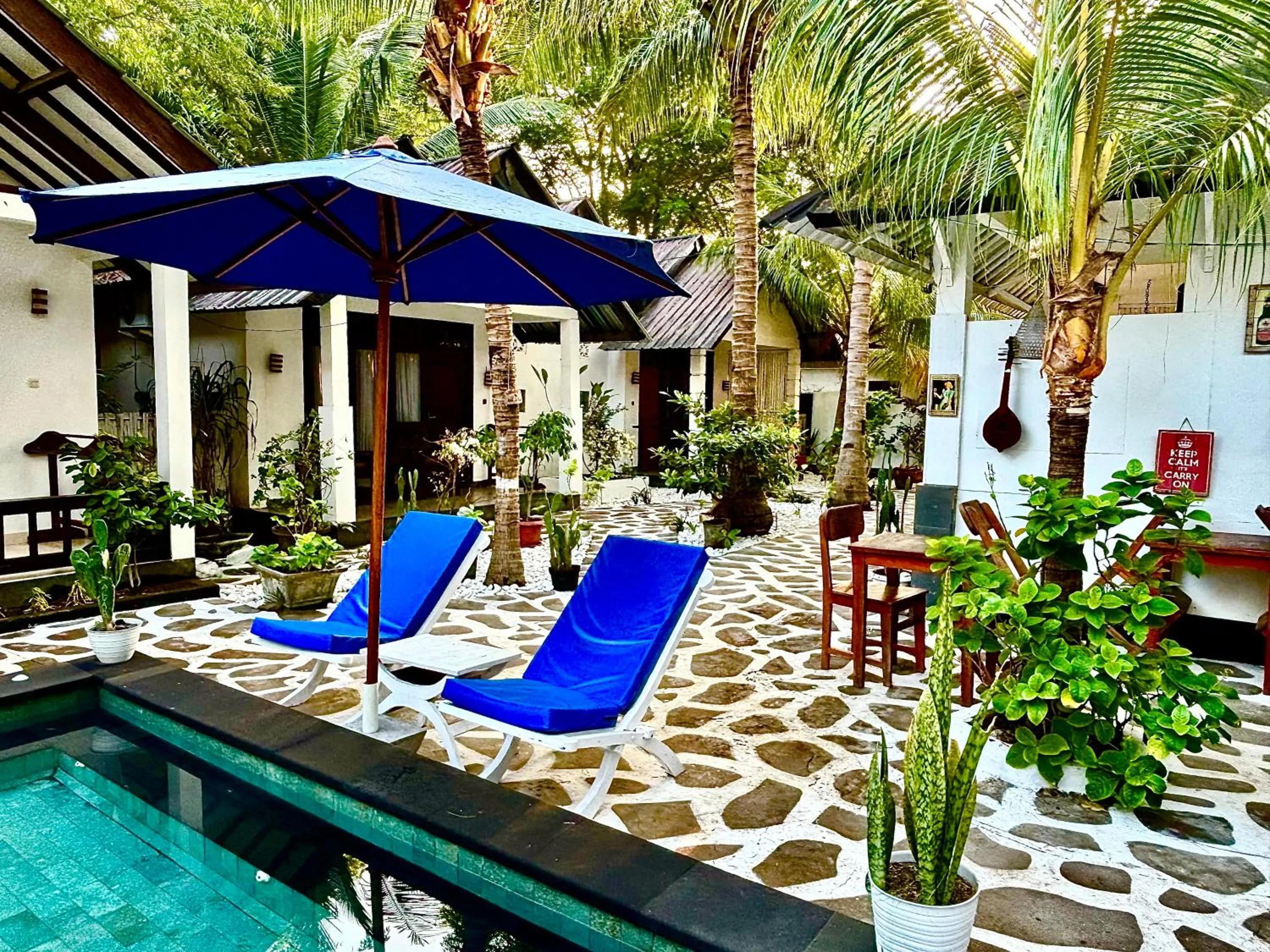 Swimming pool in Alibaba Bungalows