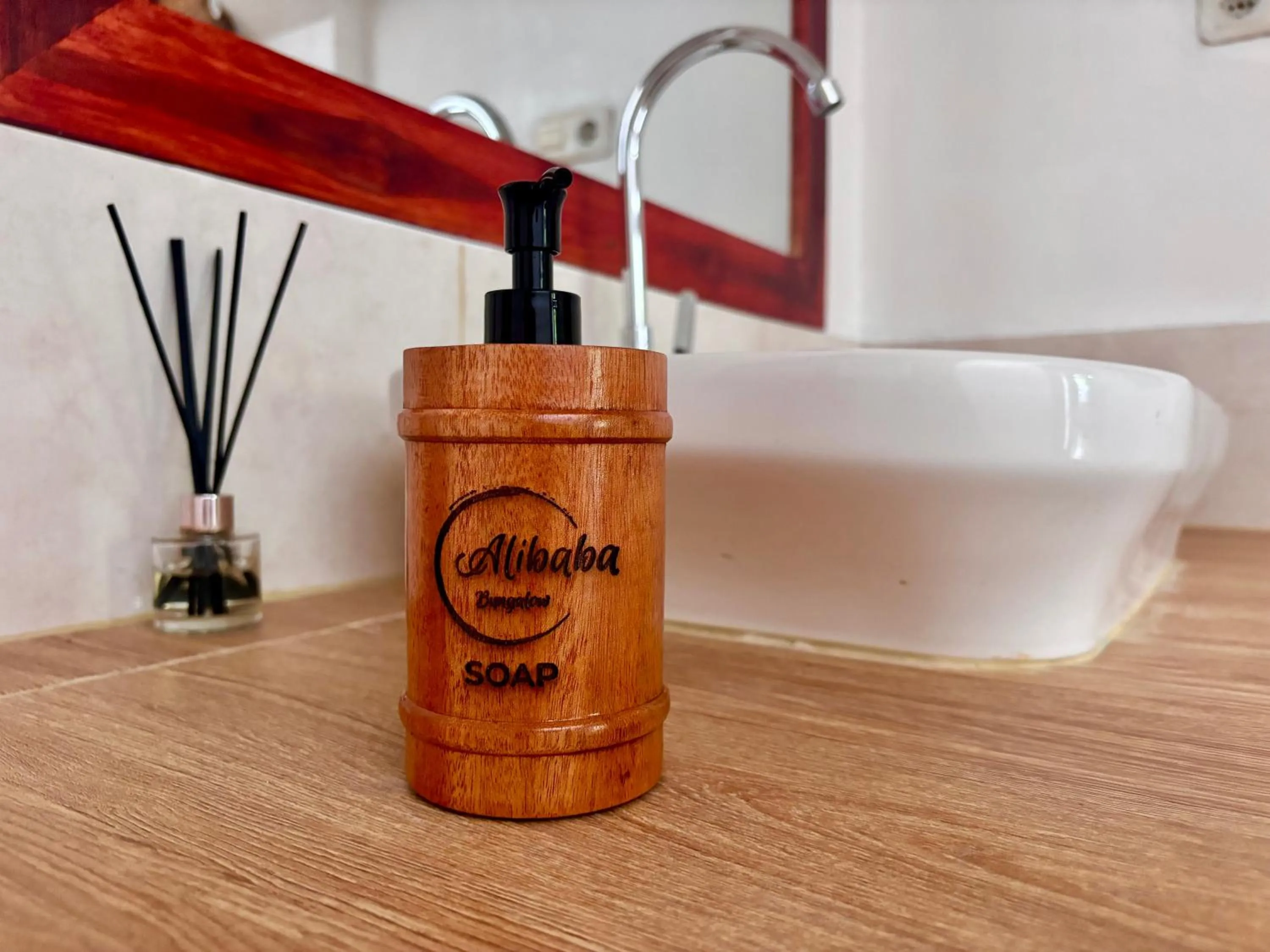 Toilet in Alibaba Bungalows