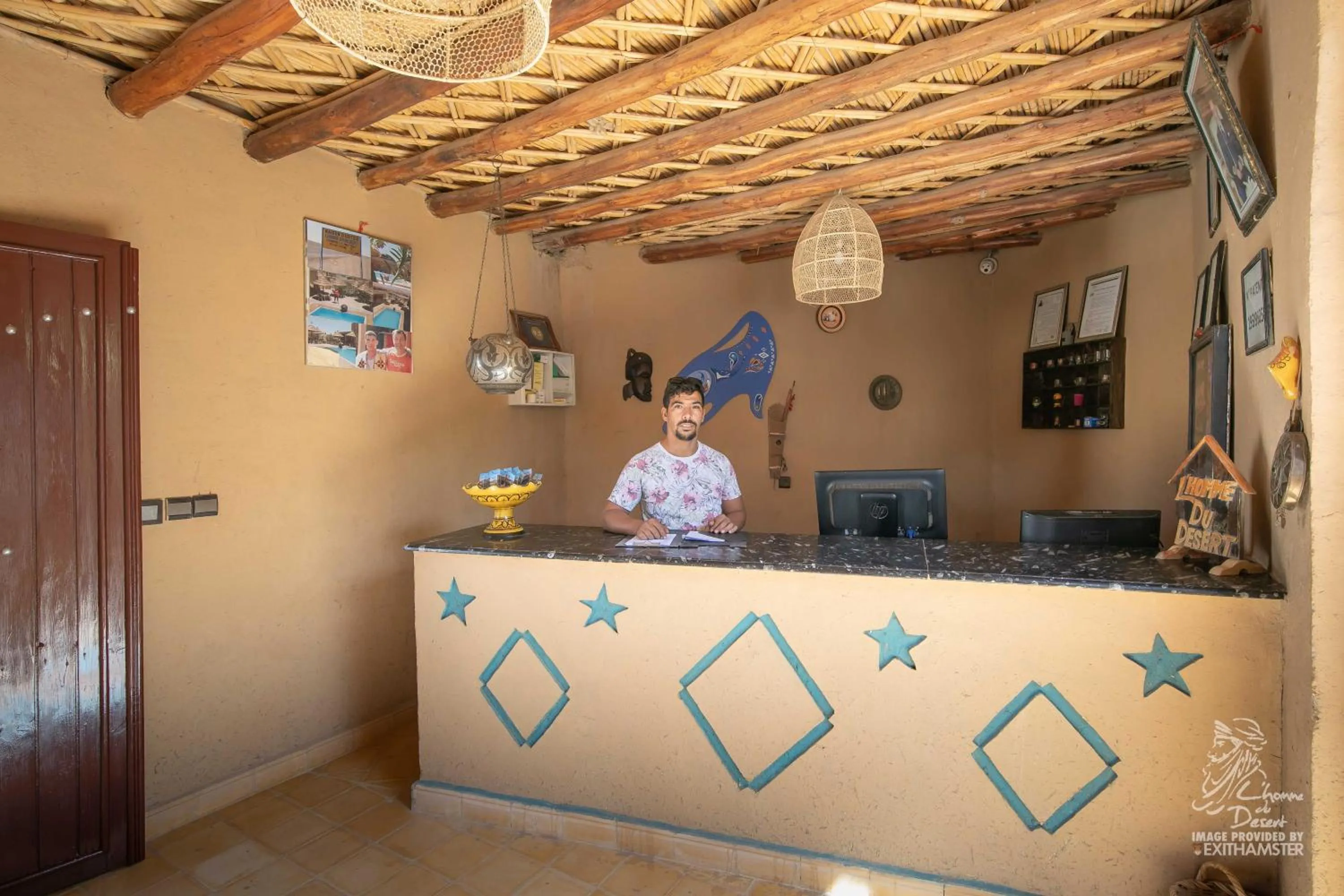 Lobby or reception in L'homme Du Désert A Merzouga