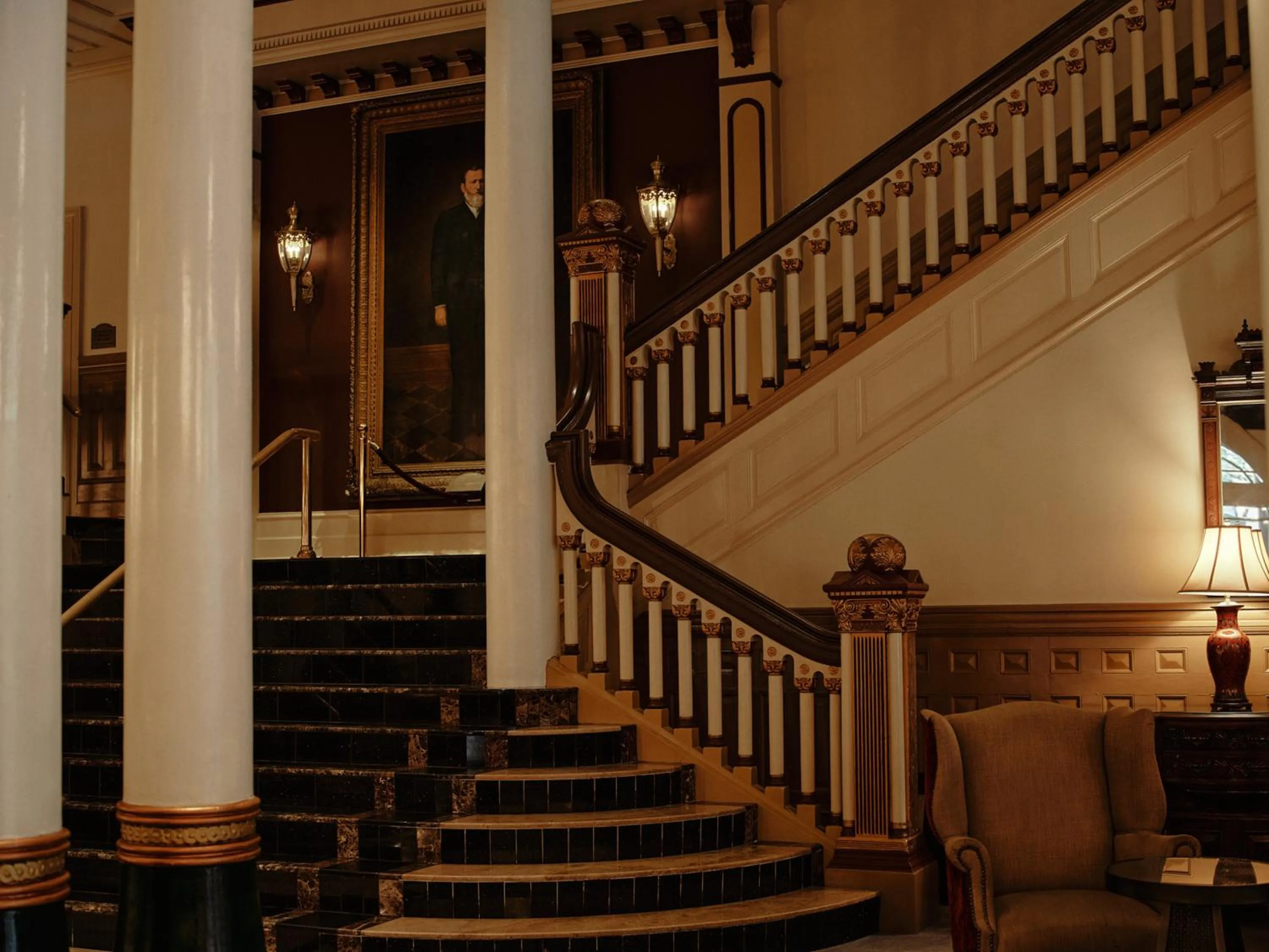 Lobby or reception in The Driskill