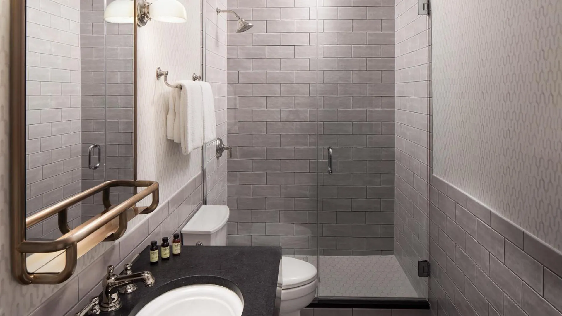 Shower in The Driskill