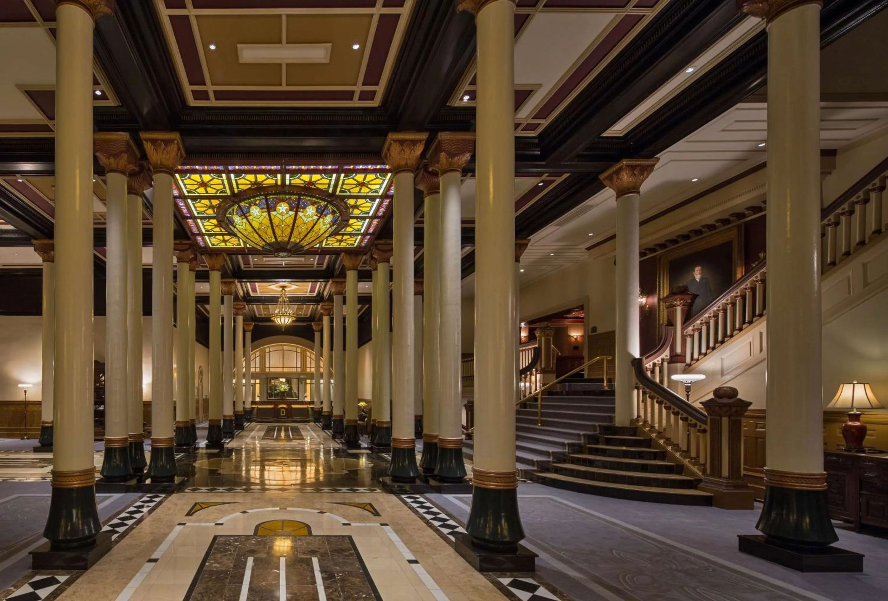 Lobby or reception in The Driskill