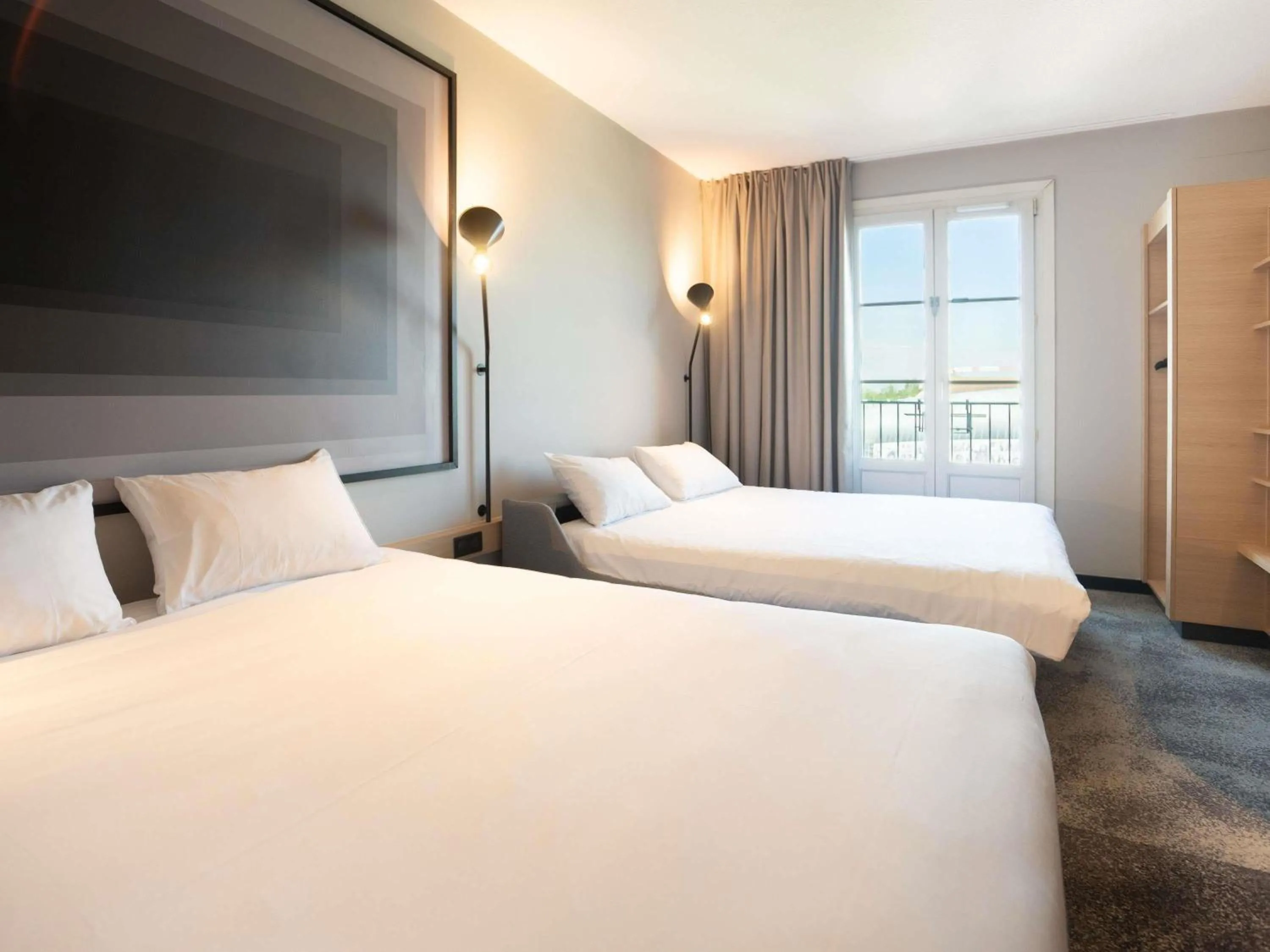 Bedroom, Bed in ibis Strasbourg Centre Gare