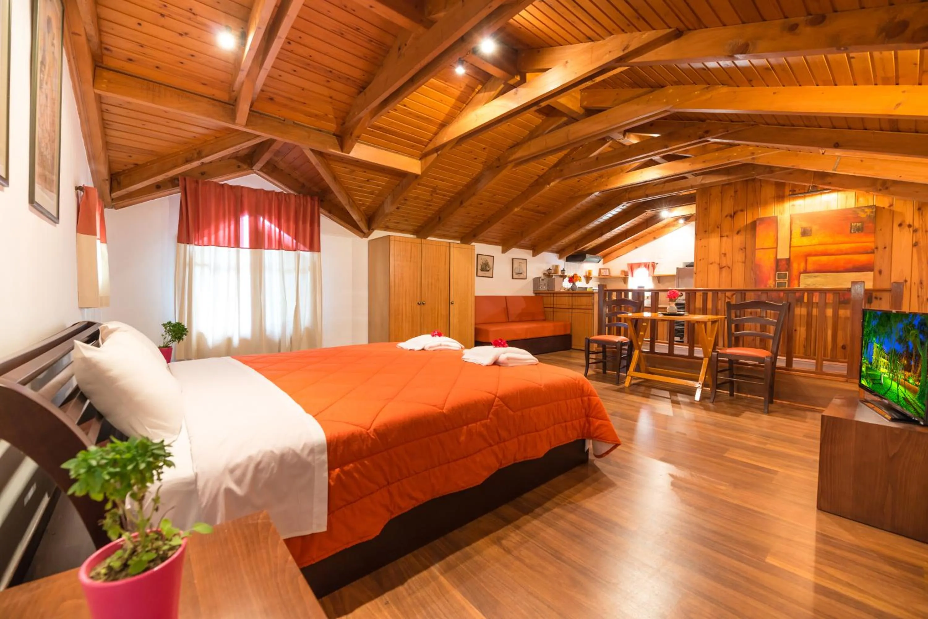 Photo of the whole room, Bed in Zarkadis Beach Apartments