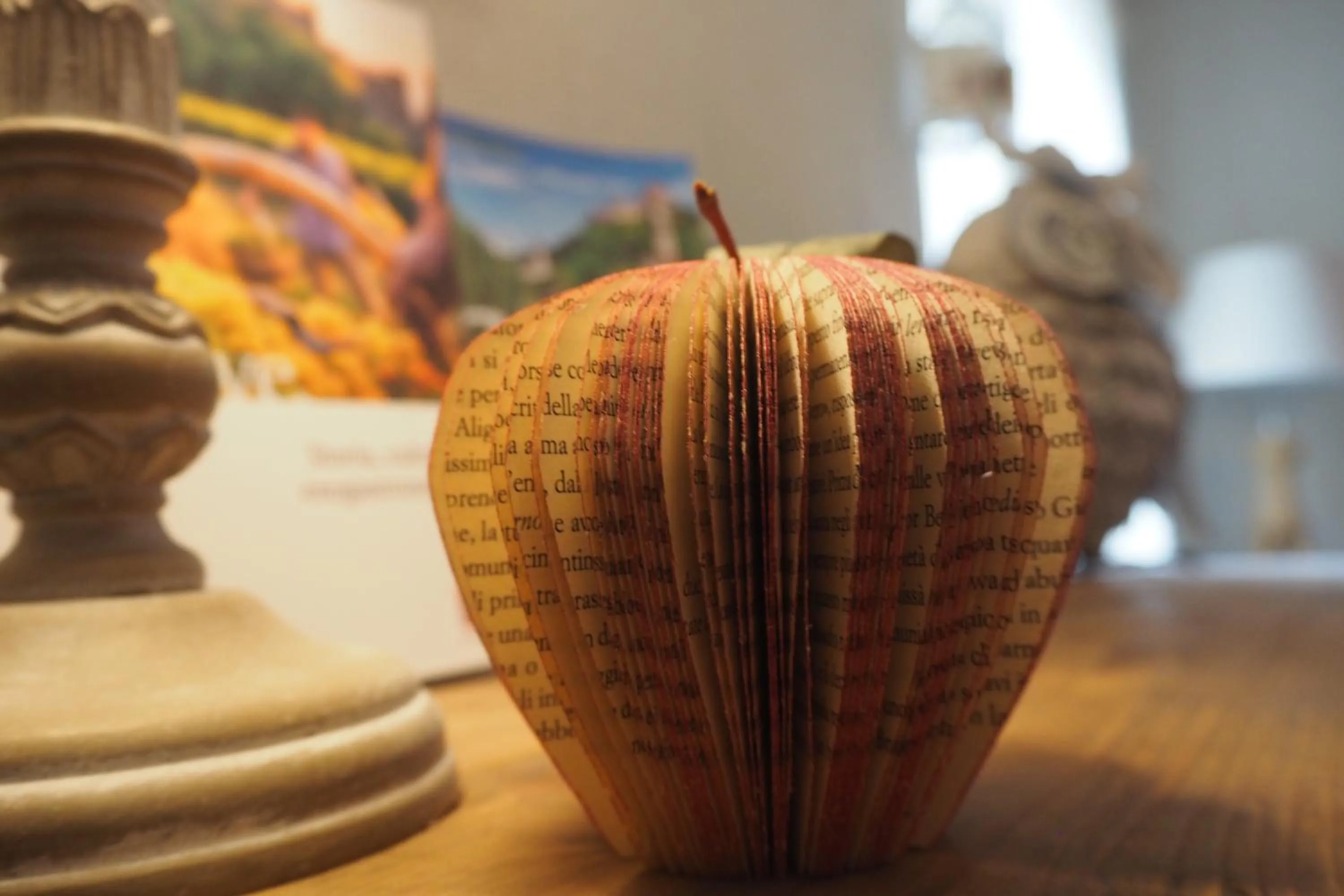 Library in B&B Antique Maison