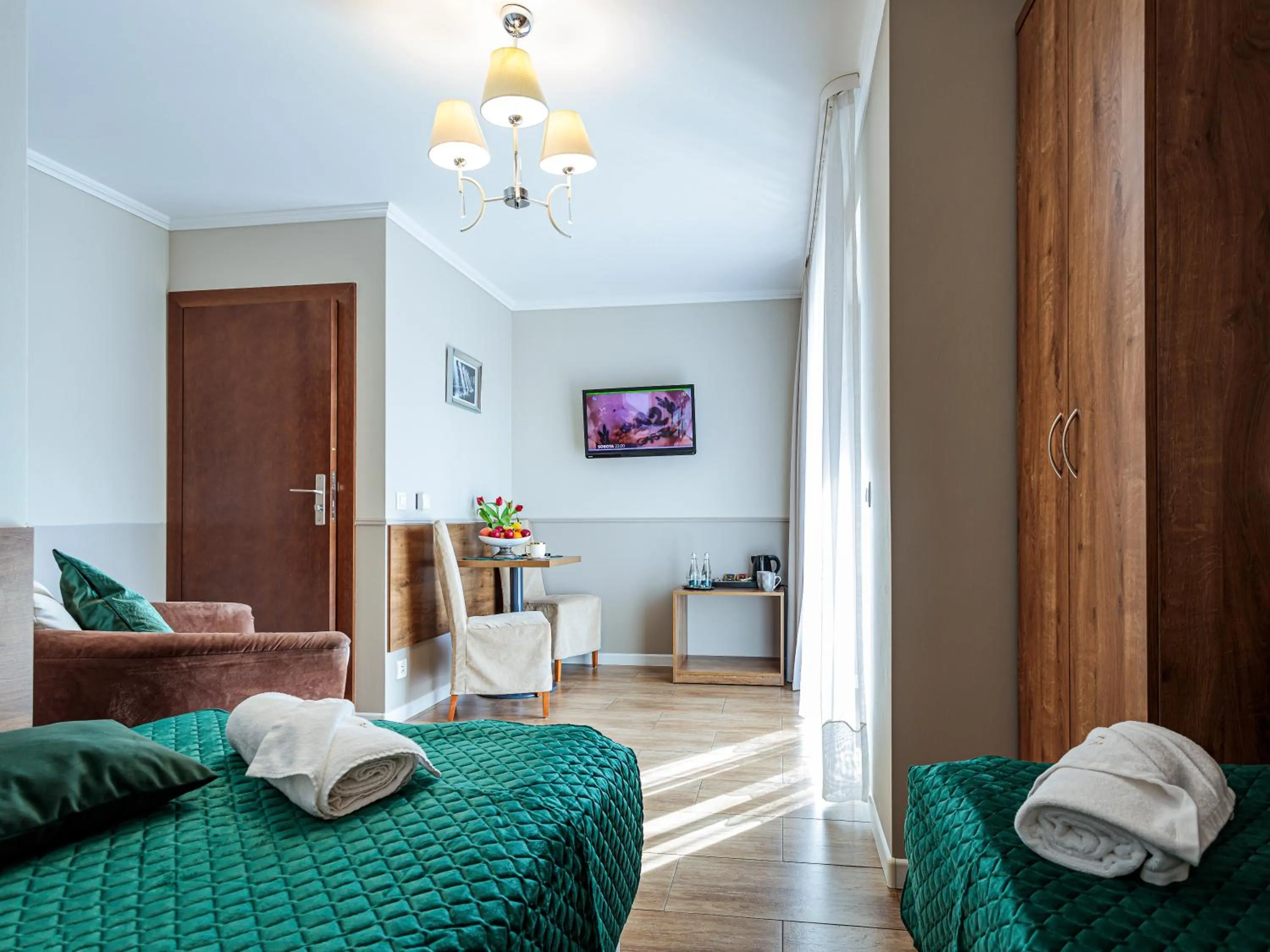 Bed in Willa Arkadia