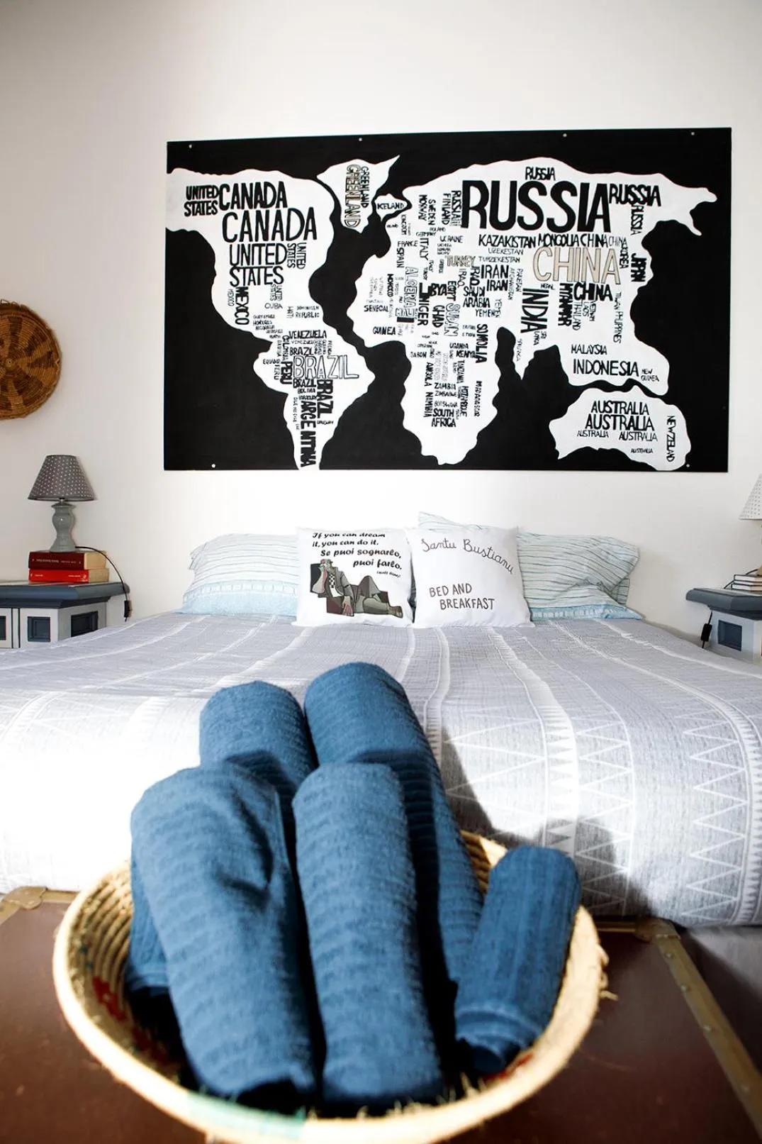 Bed in Santu Bustianu