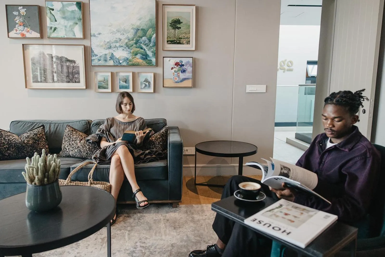 Seating area in Latitude Aparthotel by Totalstay