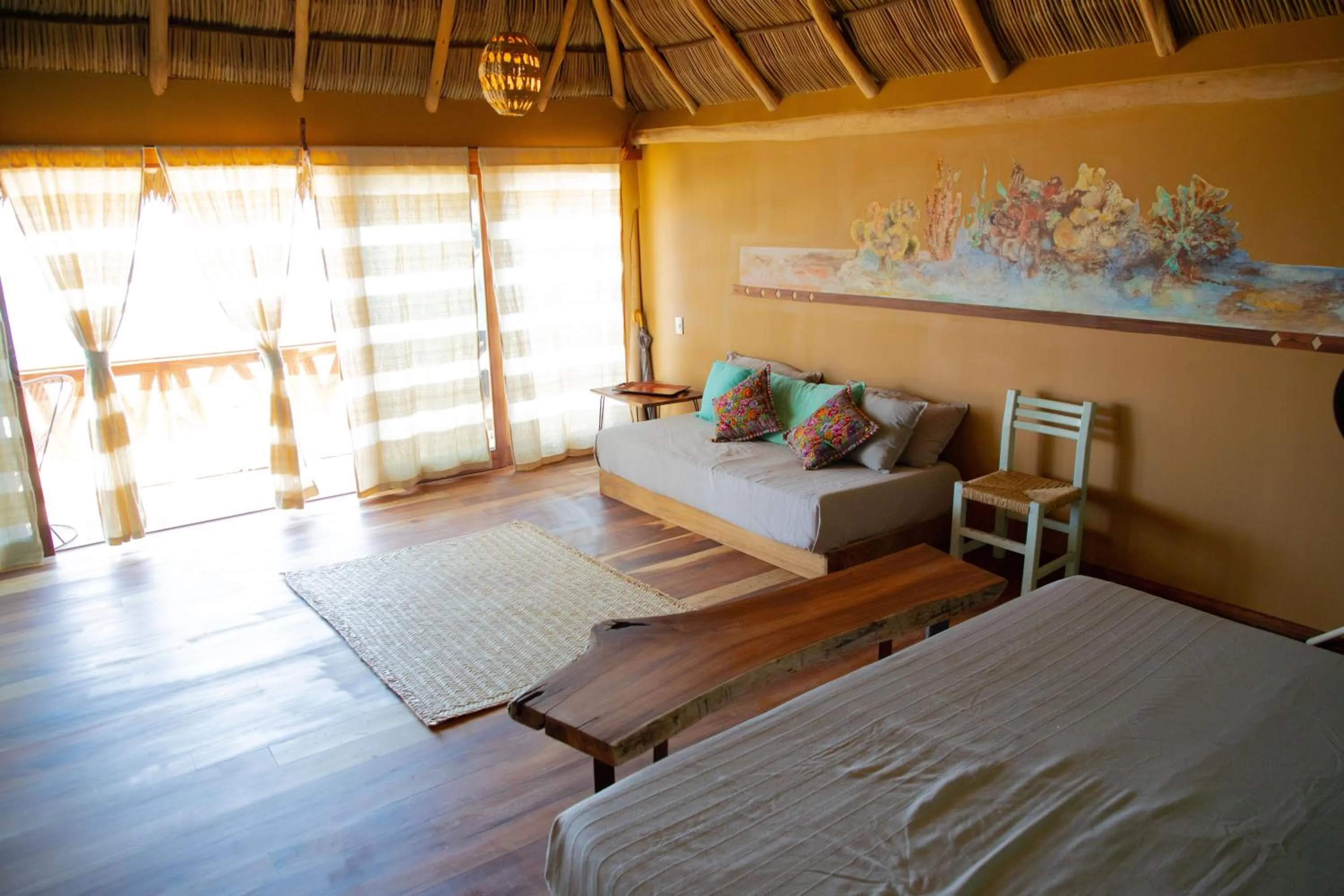 Photo of the whole room, Bed in Amaca Beach Retreat - Puerto Vallarta South Shore