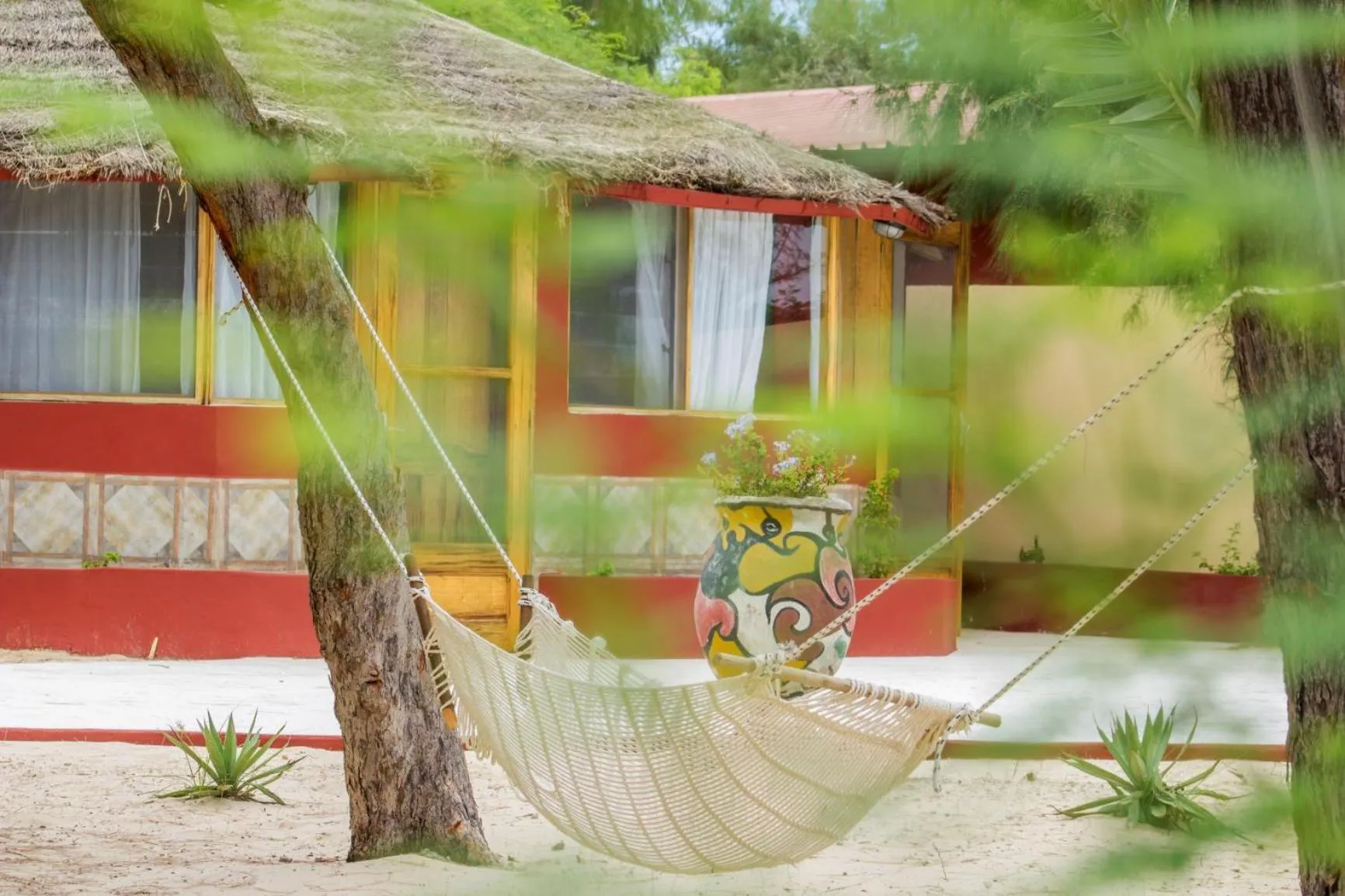 Garden view in Diamarek Hotel Sur La Plage