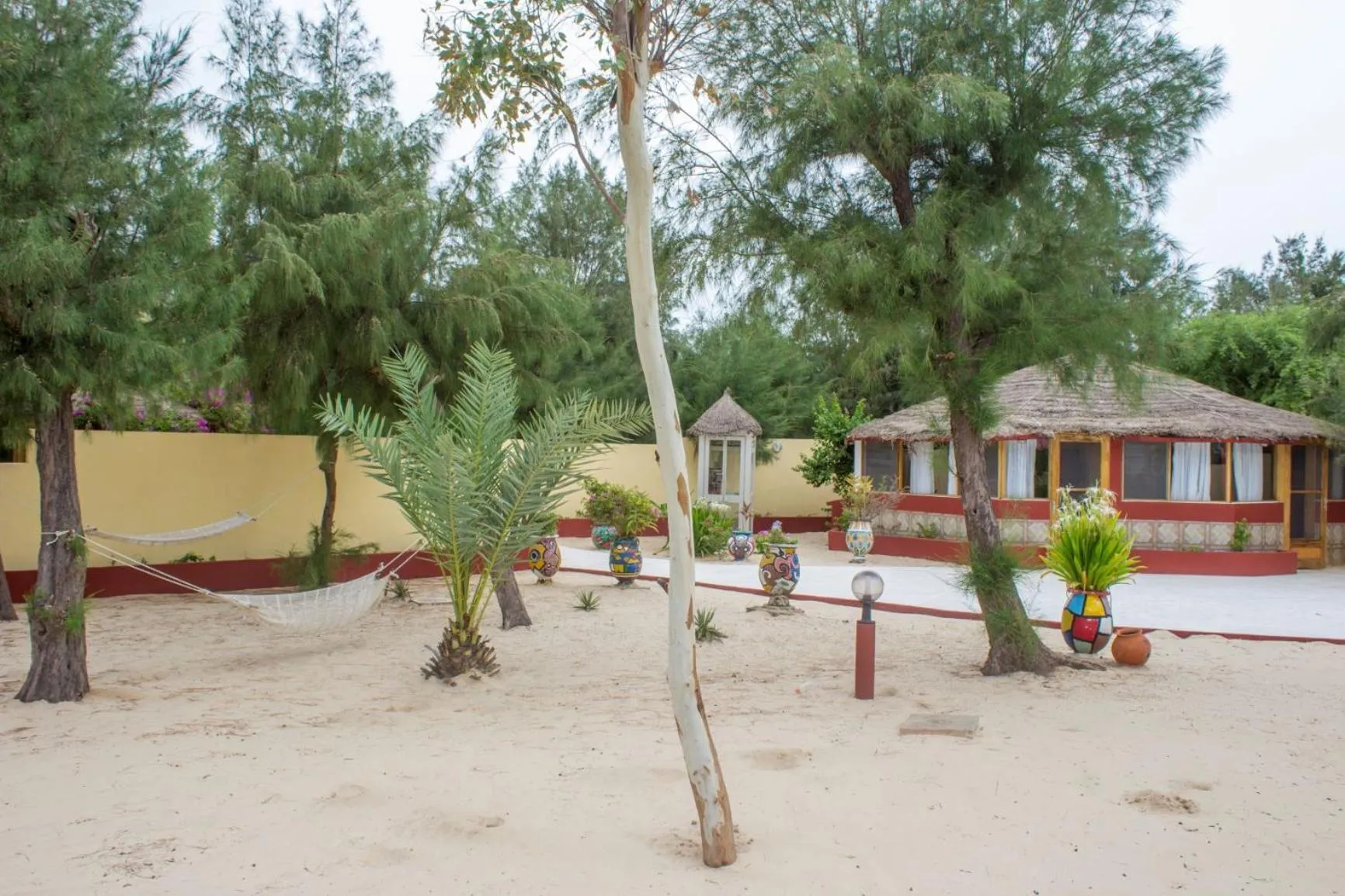 Garden view in Diamarek Hotel Sur La Plage