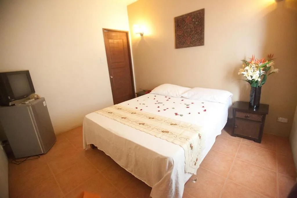 Bed in Boracay Ocean Bay Hotel