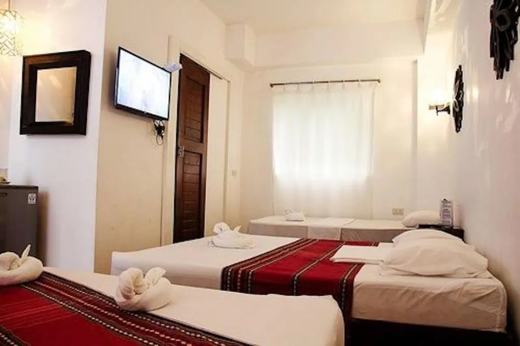 Bed in Boracay Ocean Bay Hotel