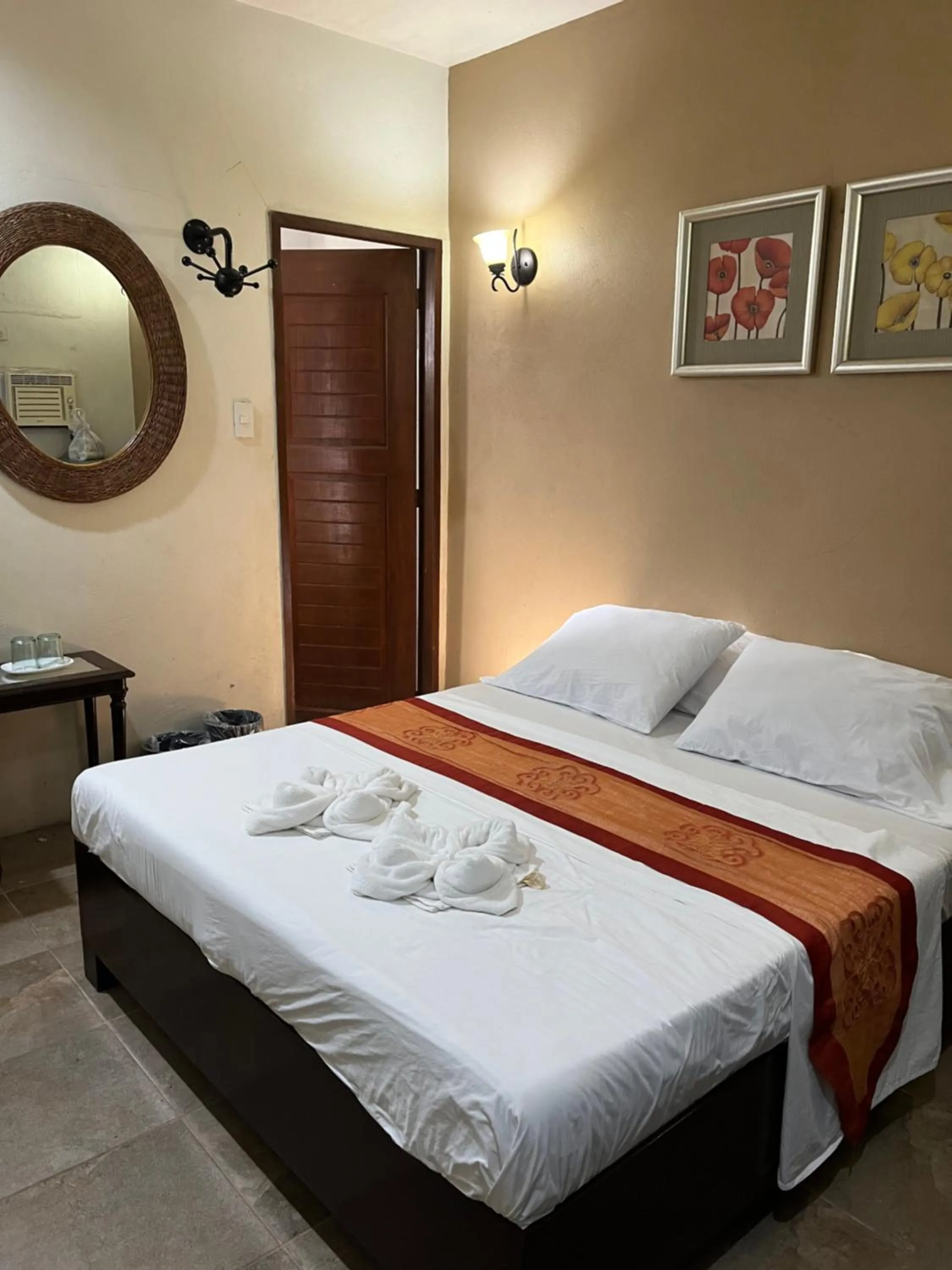 Bed in Boracay Ocean Bay Hotel