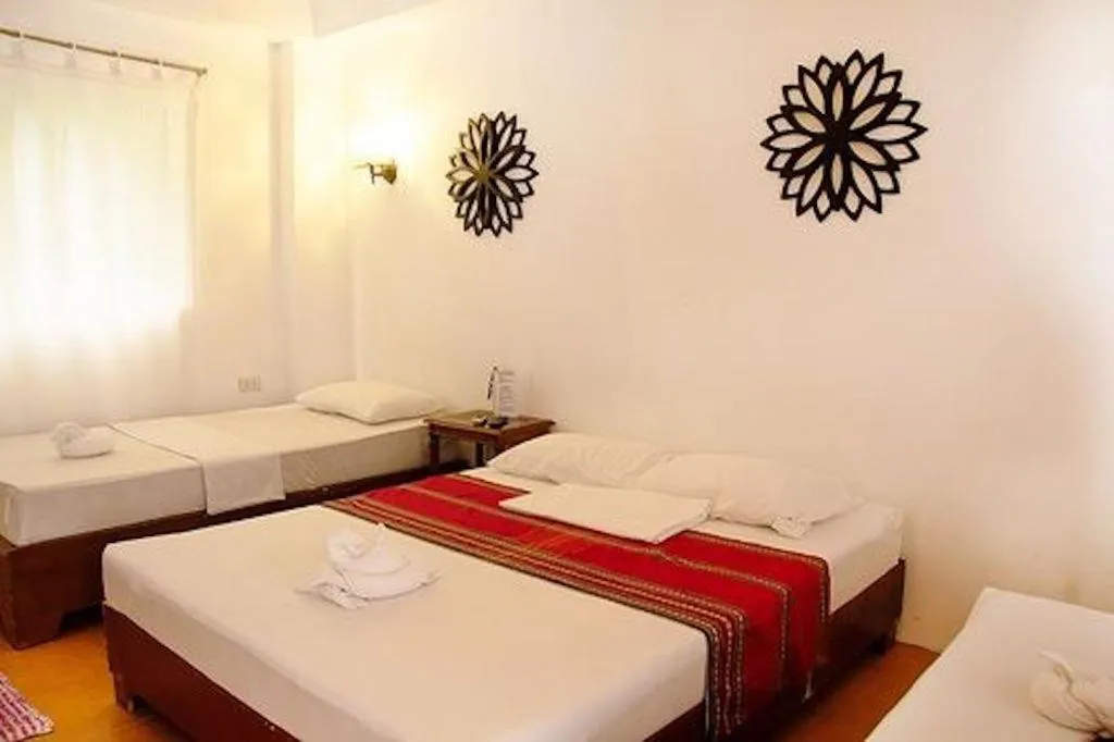 Bed in Boracay Ocean Bay Hotel