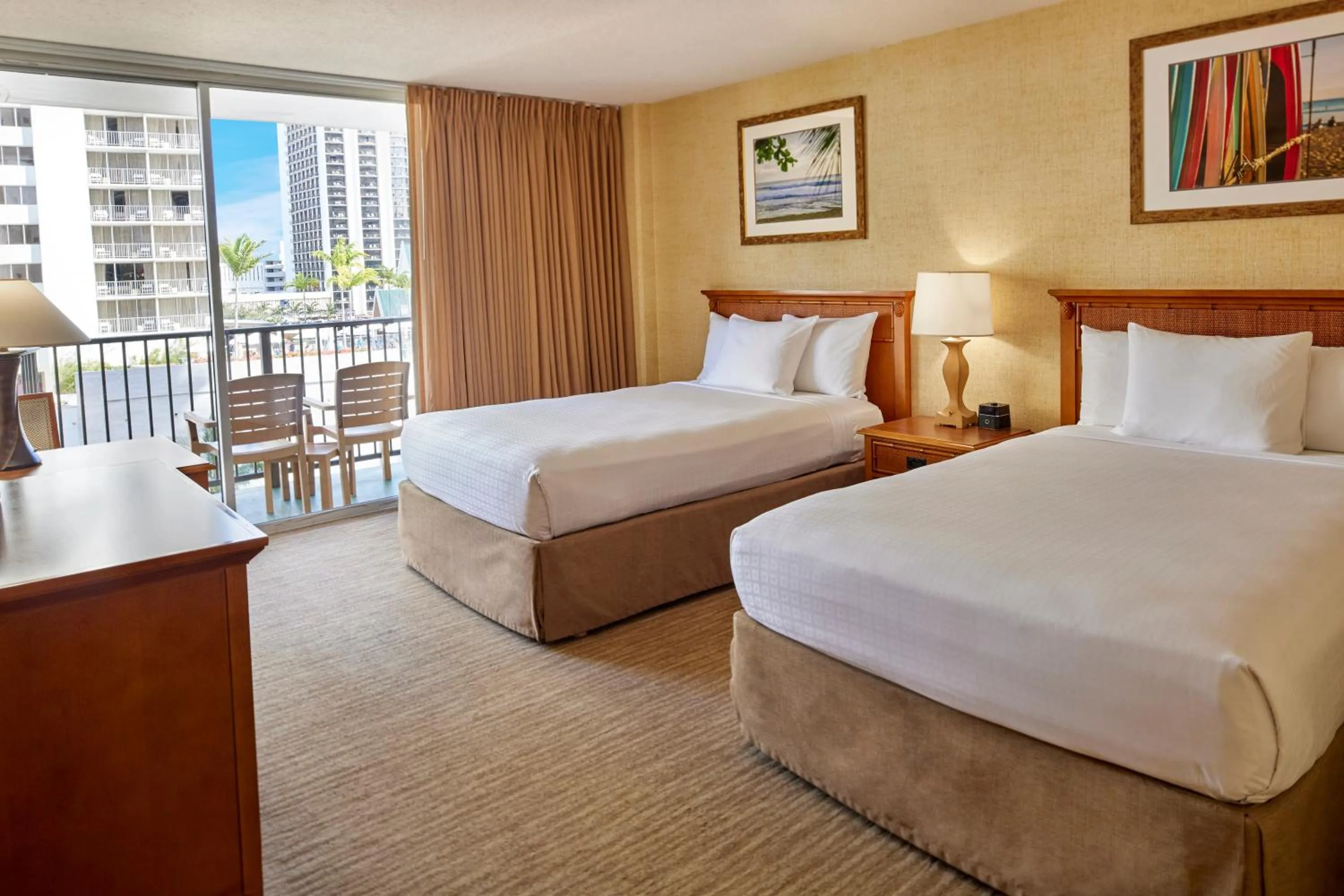 Photo of the whole room, Bed in Waikiki Resort Hotel