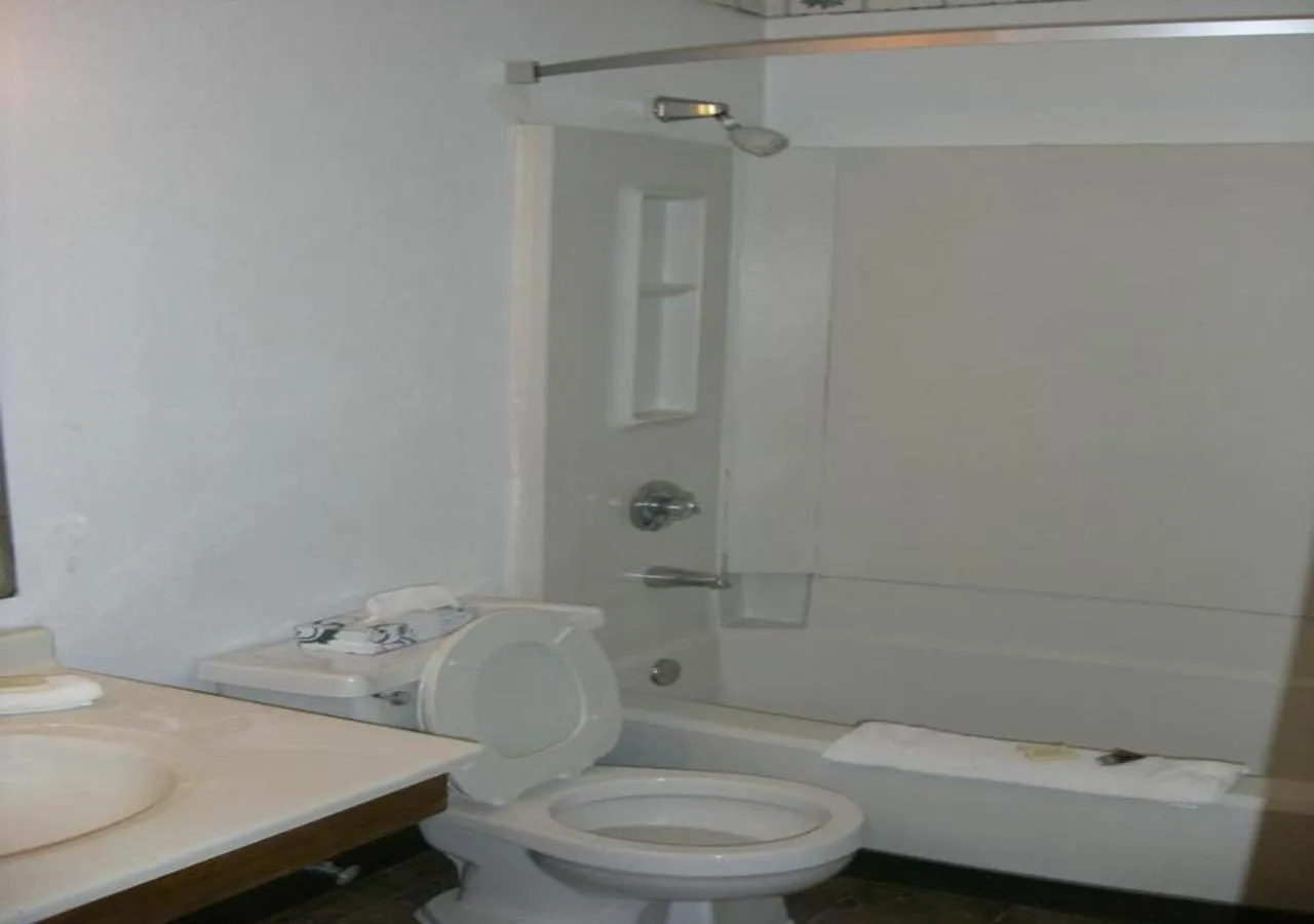 Bathroom in Norwood Inn and Suites - Minneapolis-St Paul Roseville