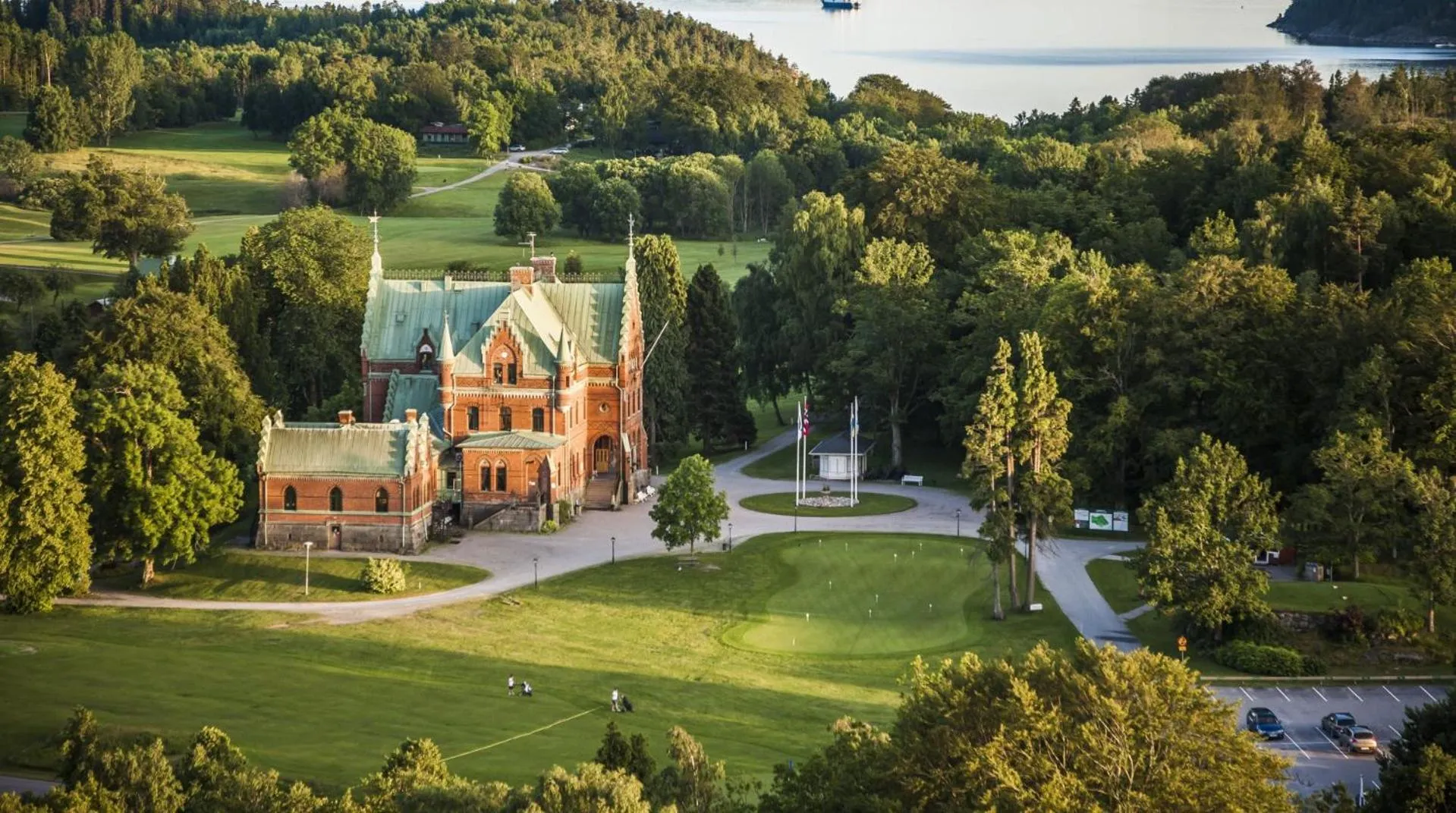 Bird's eye view in Torreby Slott Hotel & Golf