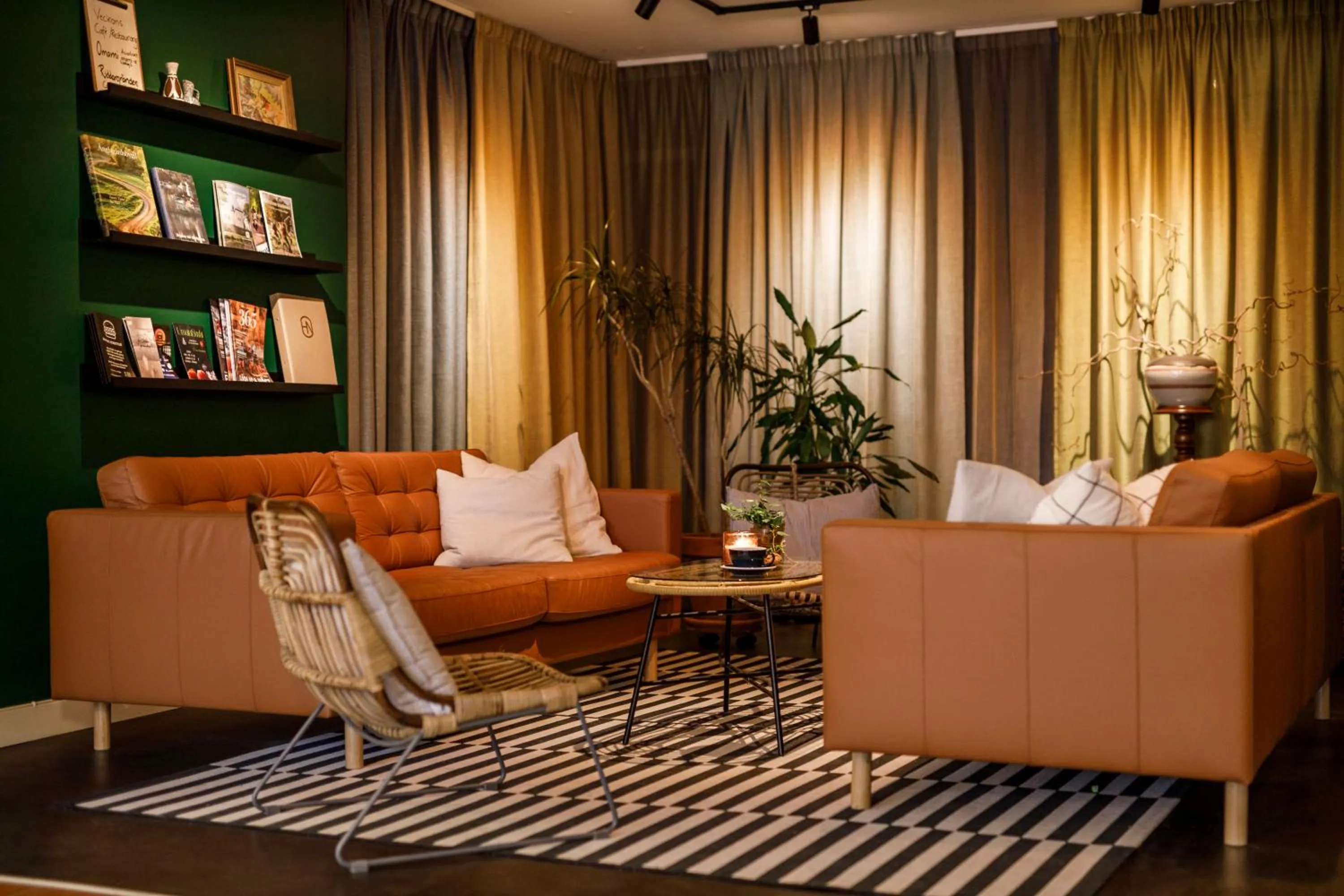 Lobby or reception in Hotell Nyboholm