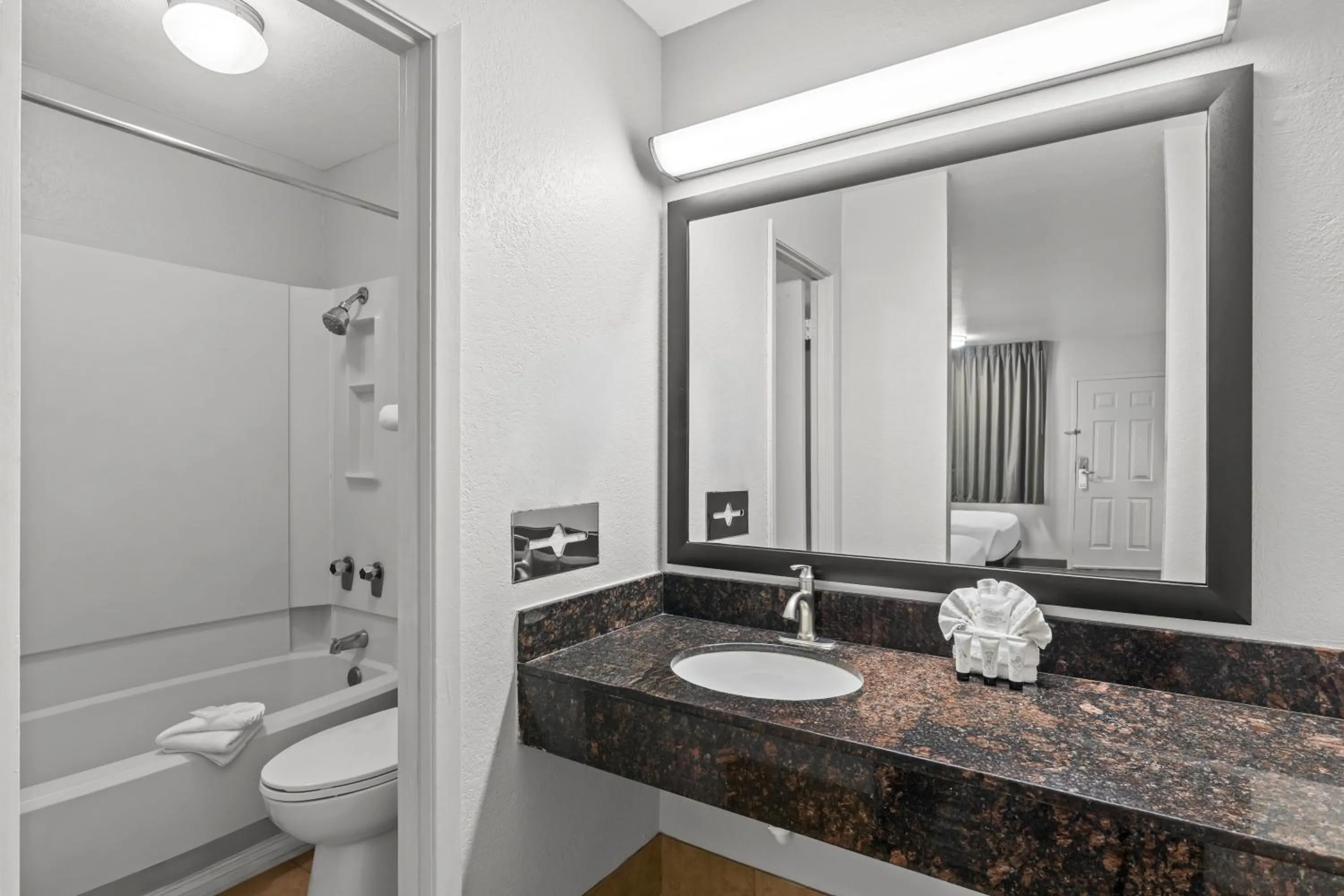 Bathroom in Americas Best Value Inn Austin