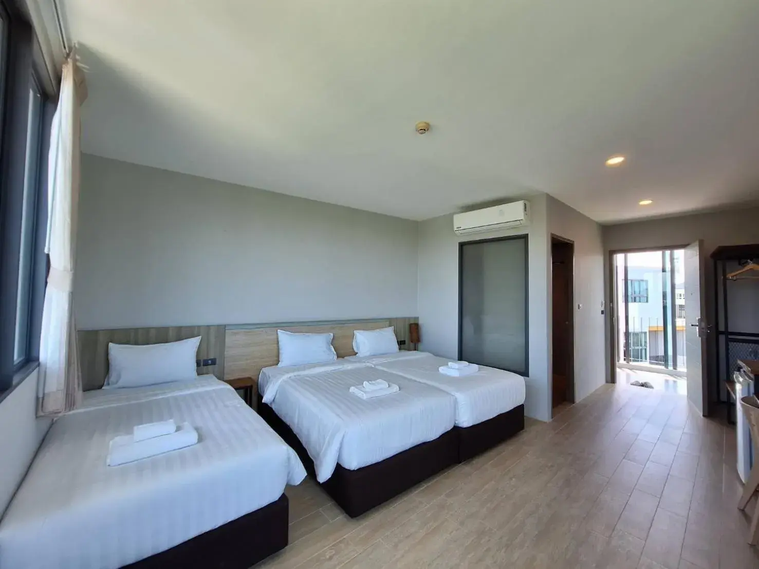 Triple Room with View in Atom Phuket Hotel -SHA Plus Triple Room with View in Atom Phuket Hotel -SHA Plus