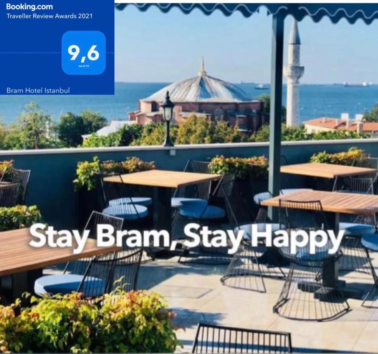 Patio in Bram Hotel Istanbul