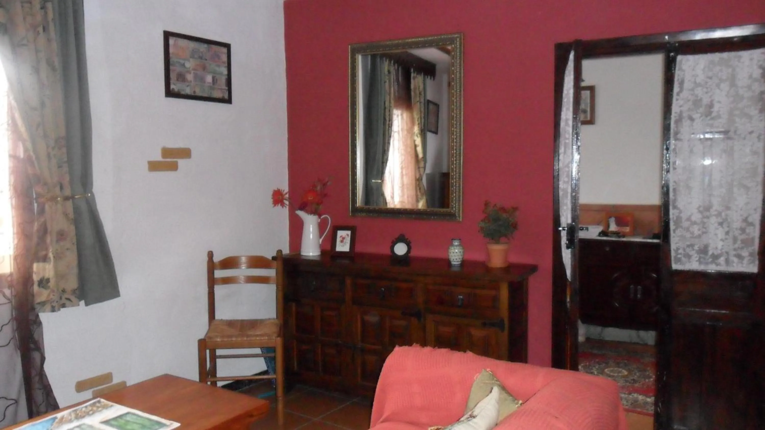 Living room, Bed in Casa La Rosa