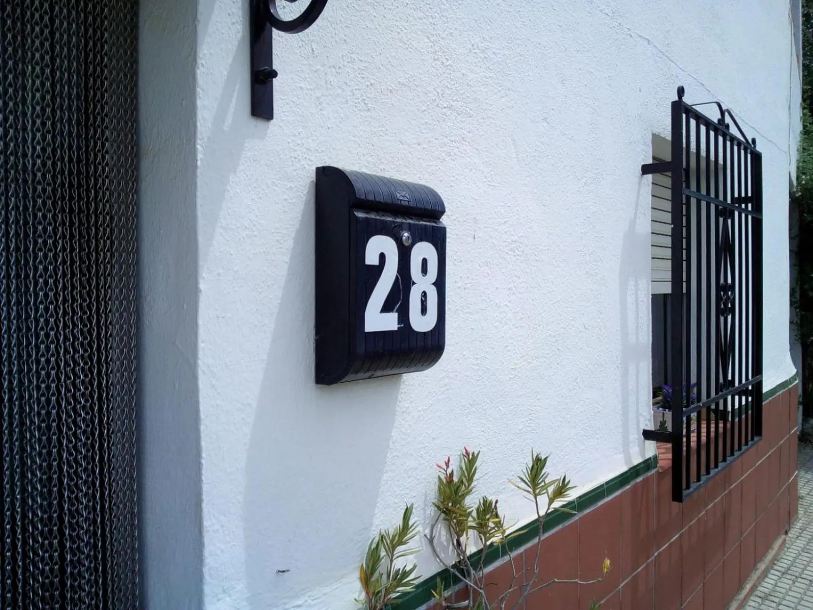 Facade/entrance in Casa La Rosa