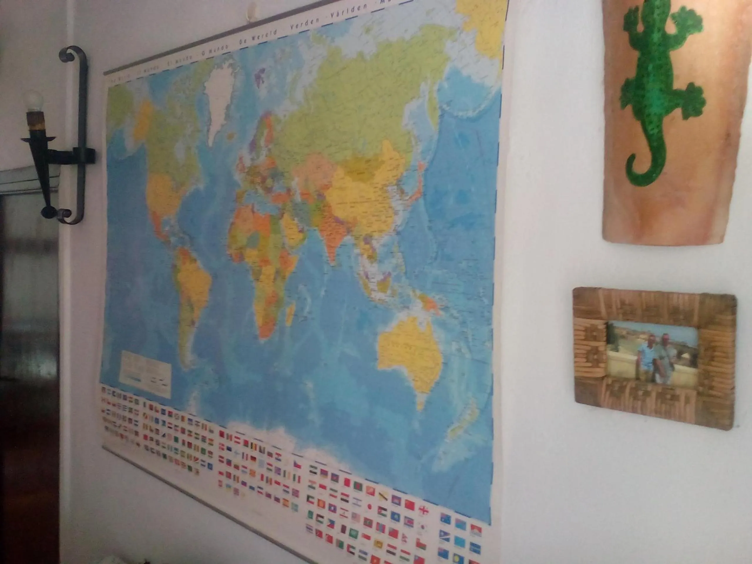 Decorative detail in Casa La Rosa