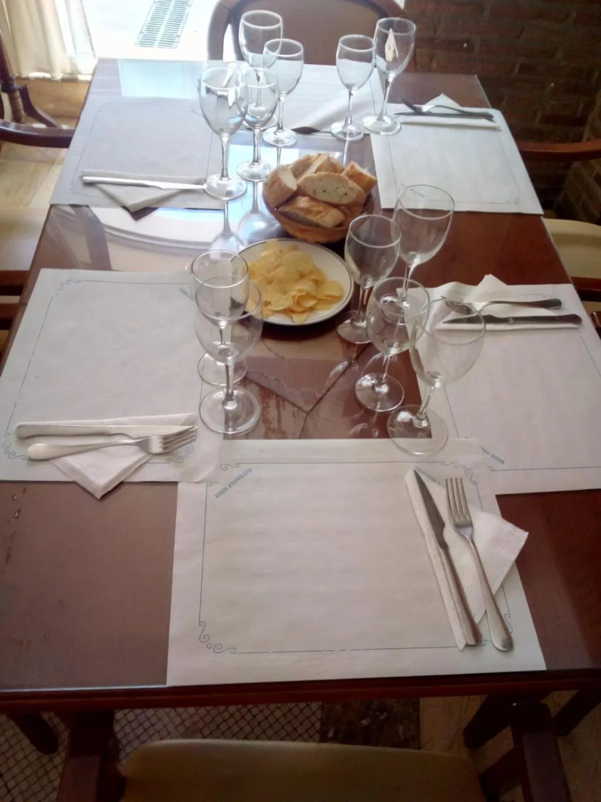 Food and drinks in Casa La Rosa