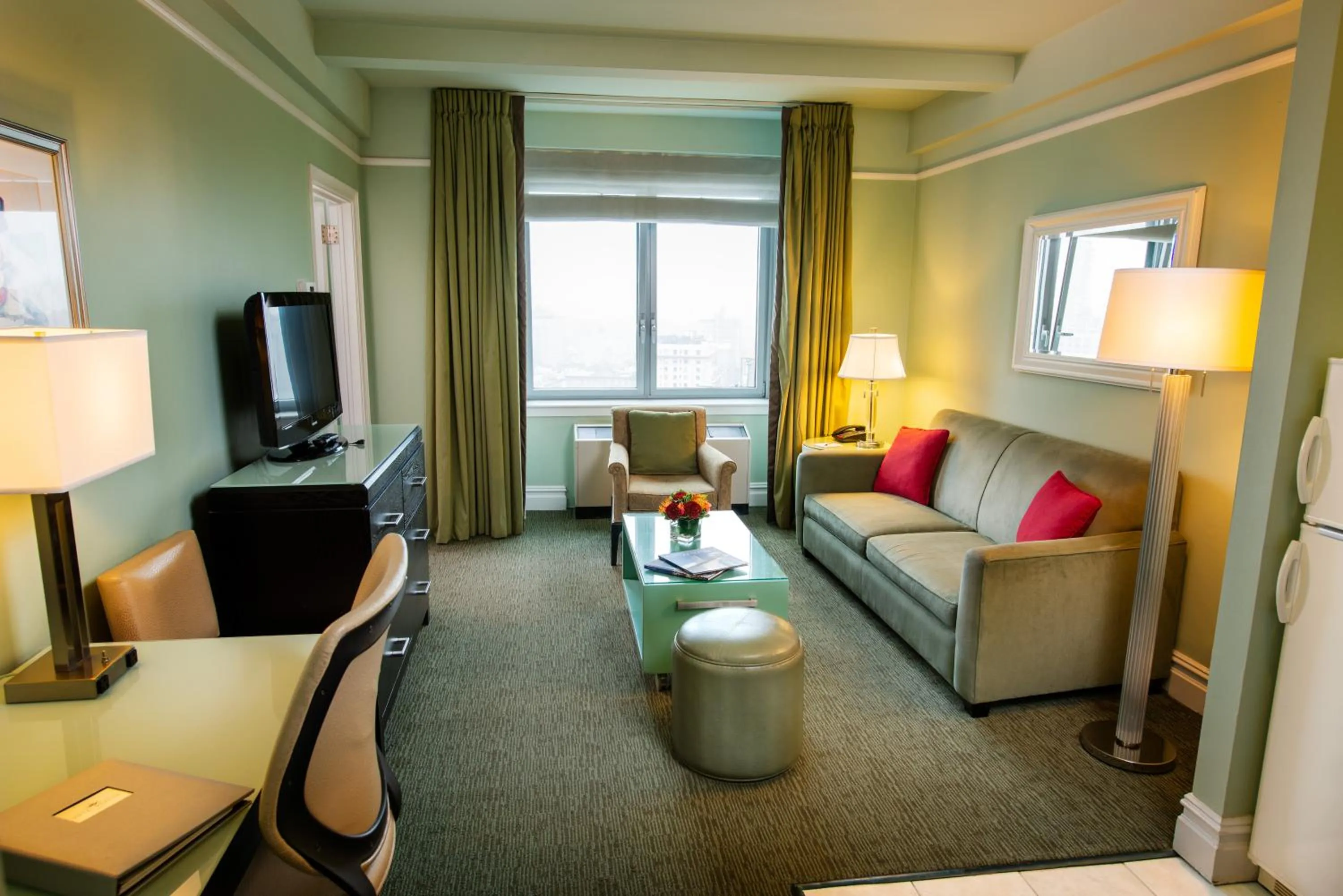 Living room in Hotel Beacon