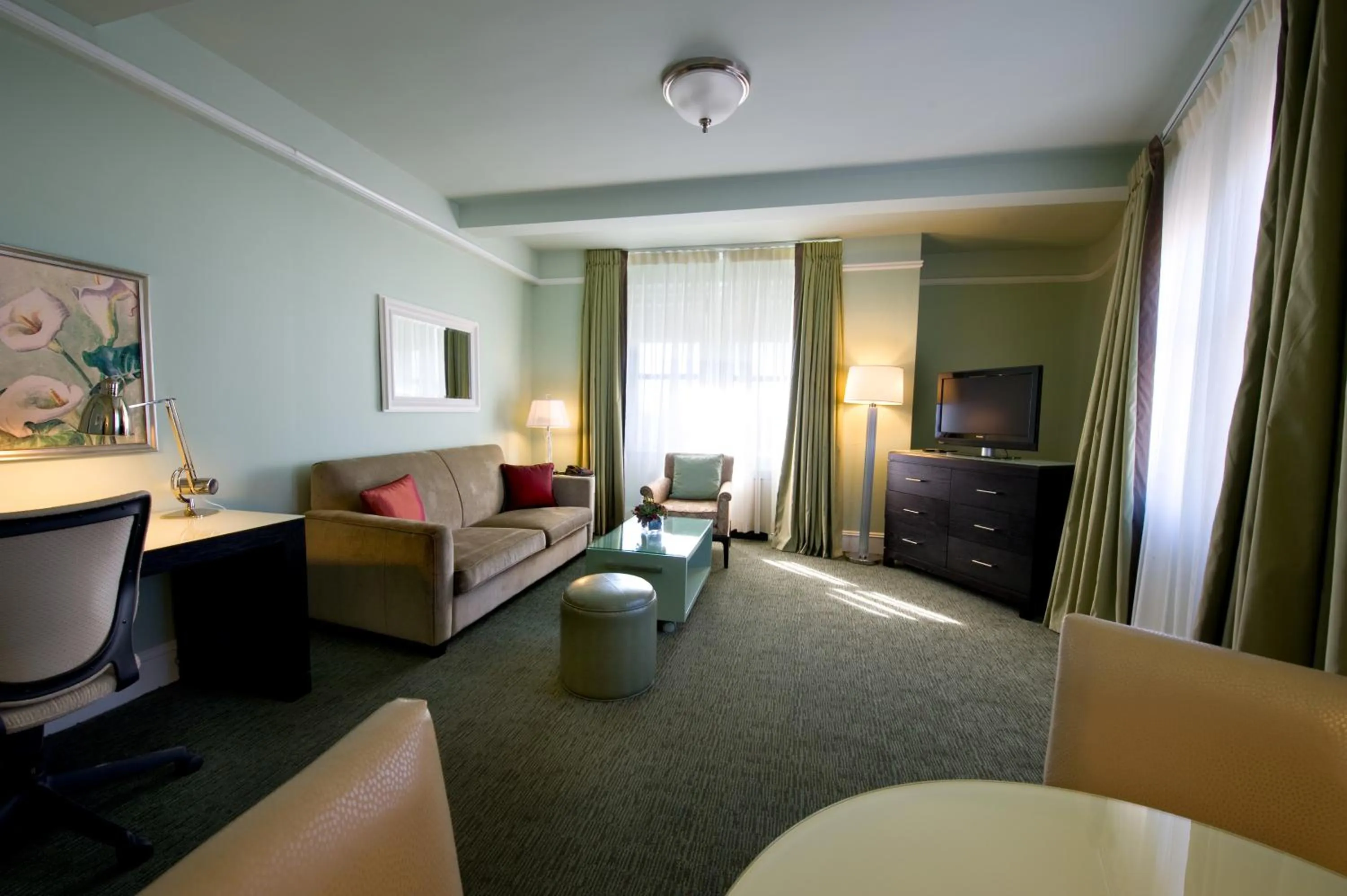 Living room in Hotel Beacon