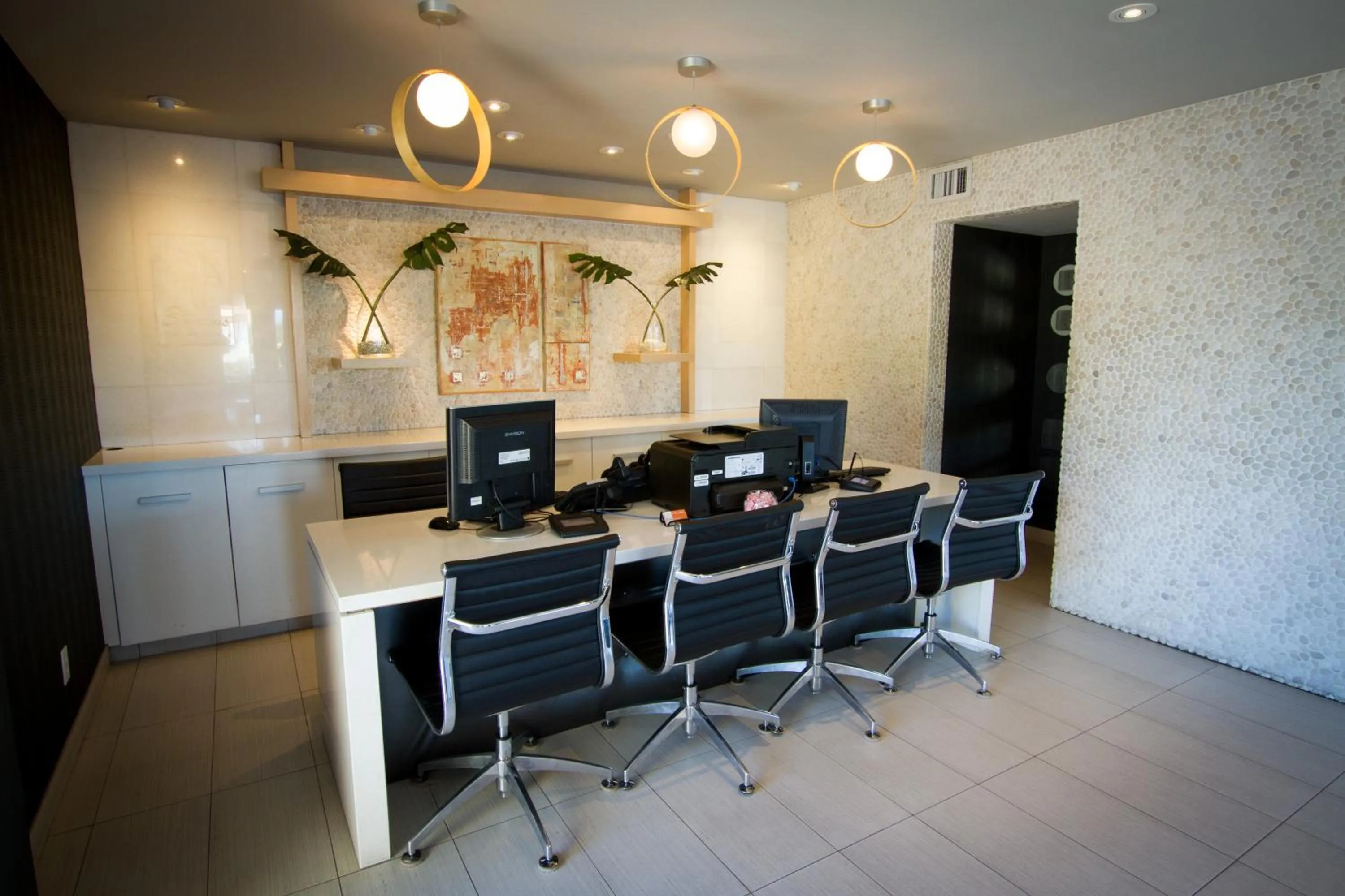 Lobby or reception in 3 Palms Hotel