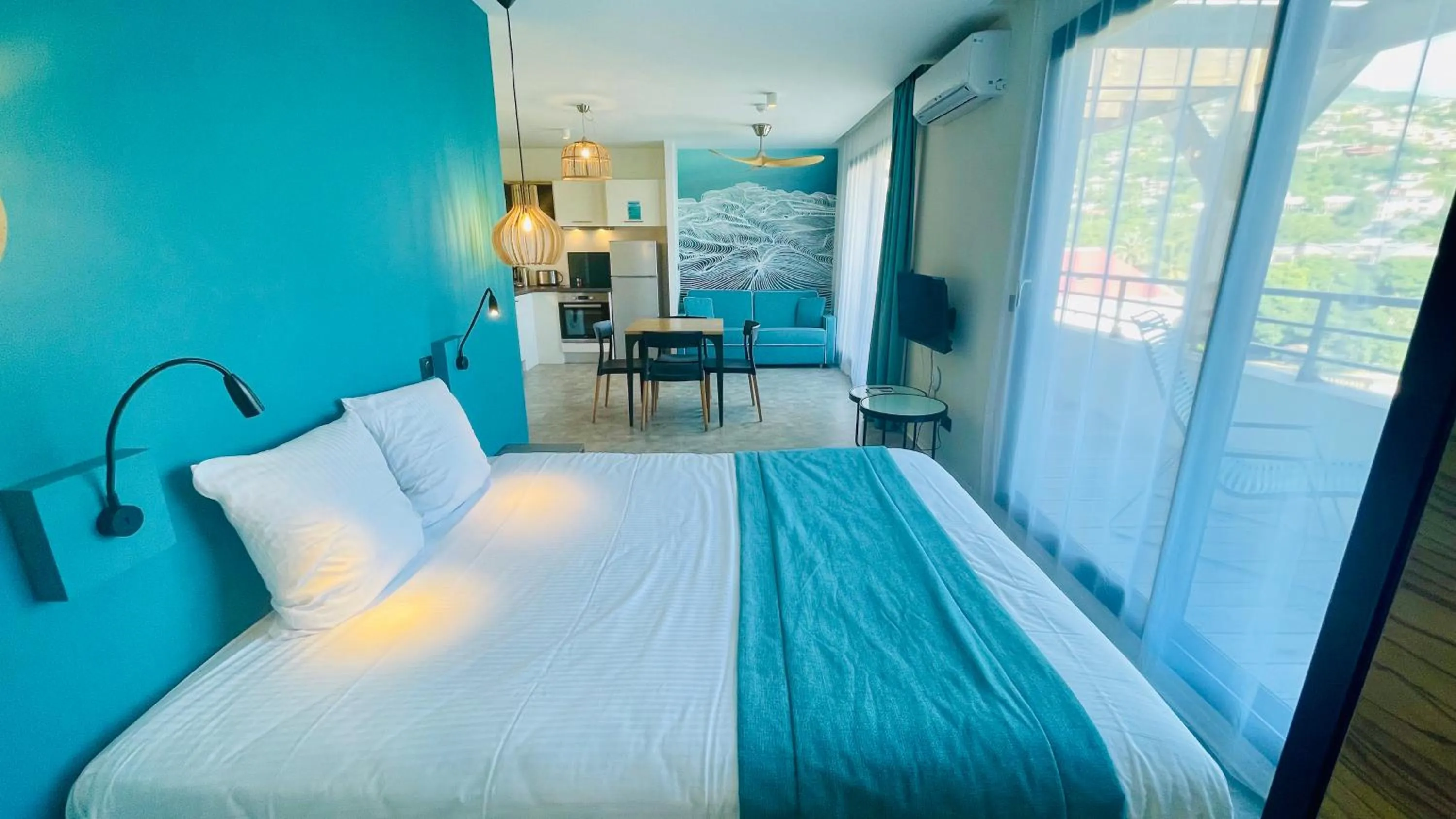 Bed in Résidence Santa Apolonia